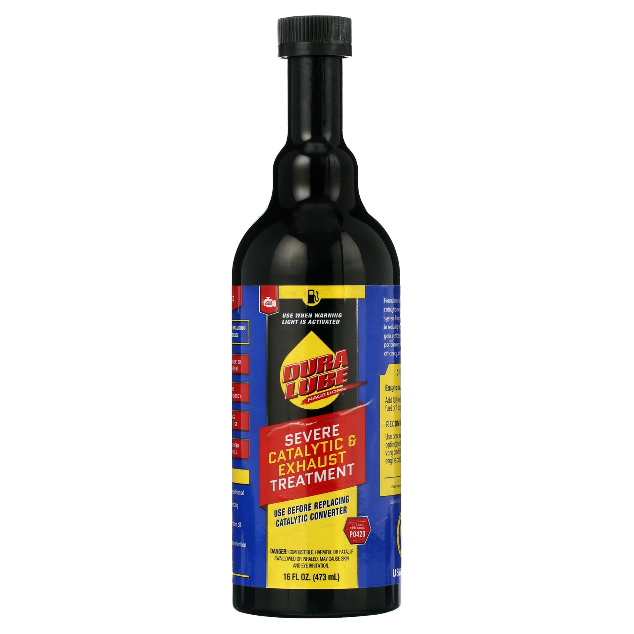 Dura Lube Catalytic & Exhaust System Treatment Emissions Additive Converter Cleaner (16 fl oz) ftgy3