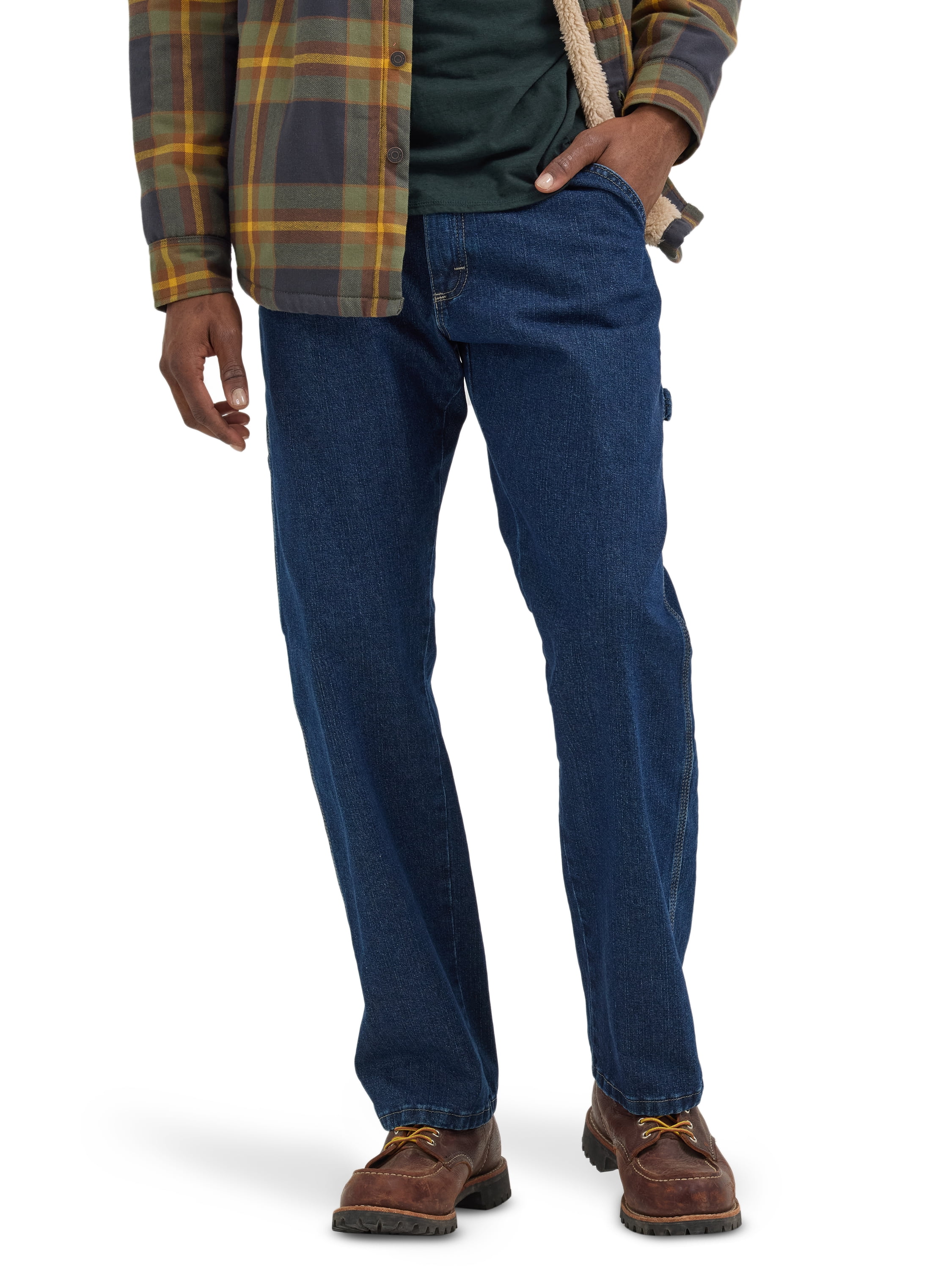 Wrangler Men's Carpenter Jean with Flex Durable Workwear (Blue, 32x30) k5jim