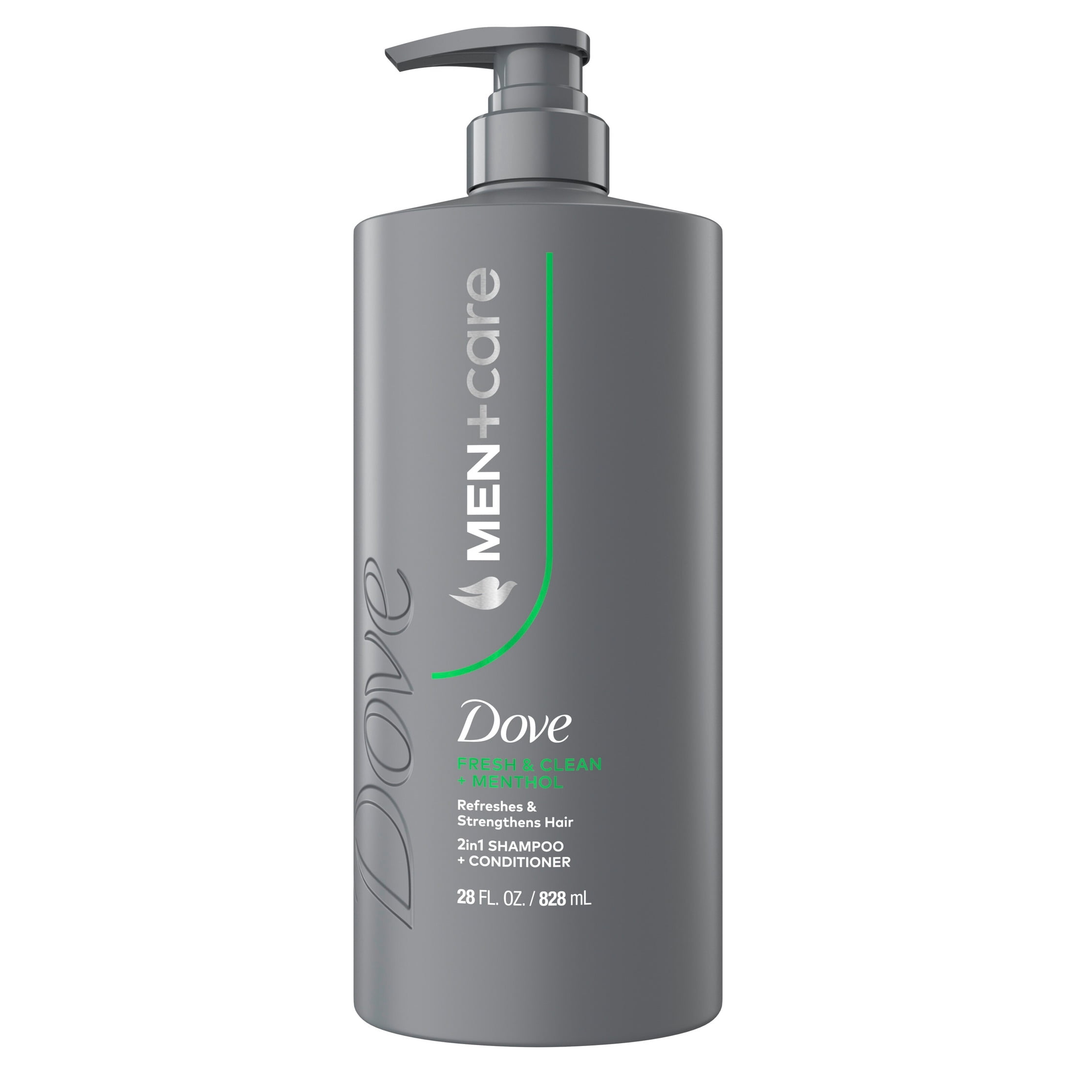 Dove Men+Care 2-in-1 Shampoo and Conditioner, Refreshing and Strengthening Formula for All Hair Types (Fresh + Clean, 28 fl oz) wavo5