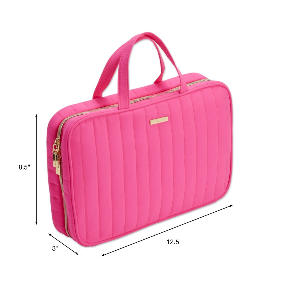 Conair Sophia Joy 2-Piece Weekender Cosmetic Bag Set (Pink, 2-Piece) ueuad