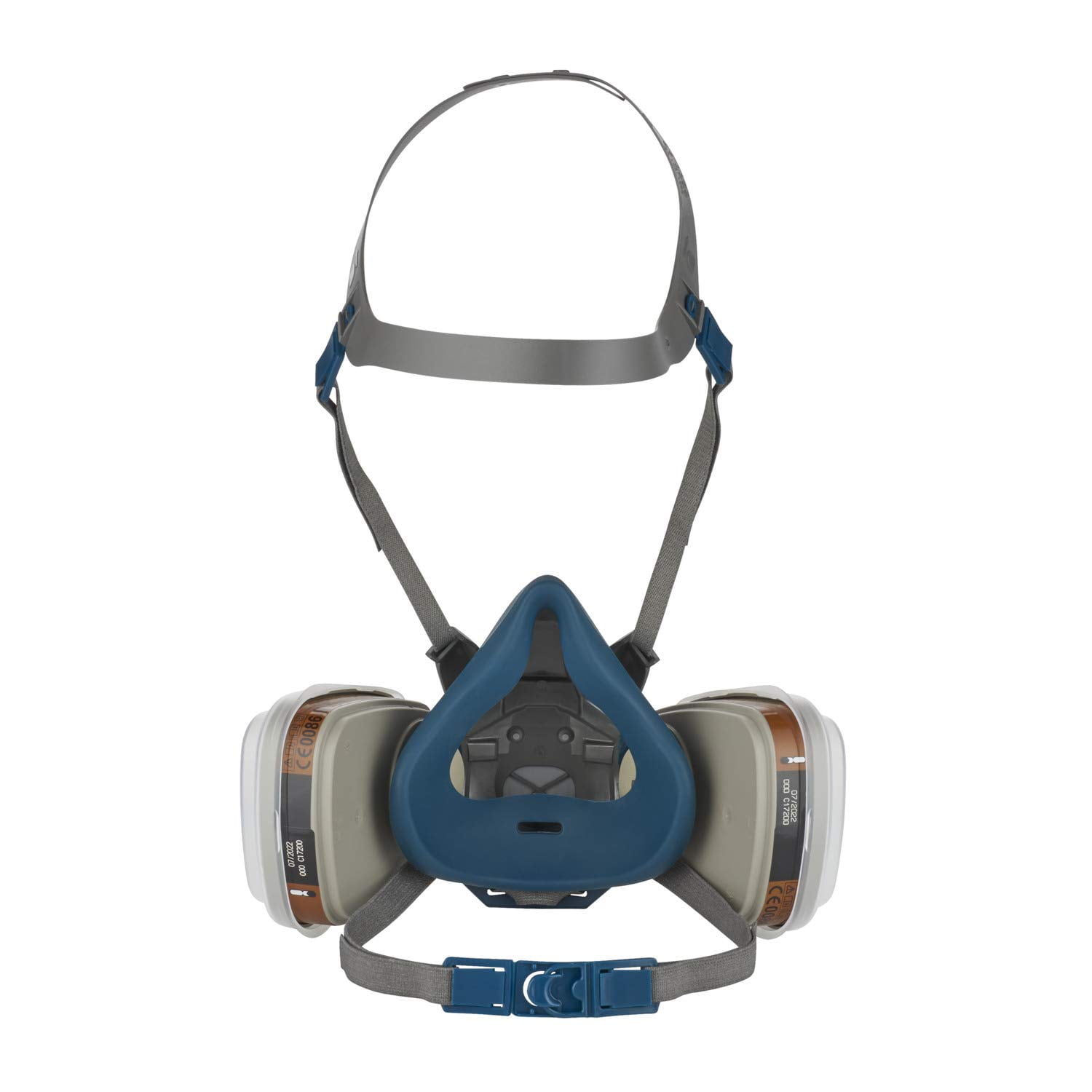 3M Quick Latch Half Facepiece Respirator 6502QL (Grey, 1 Set) kap2f