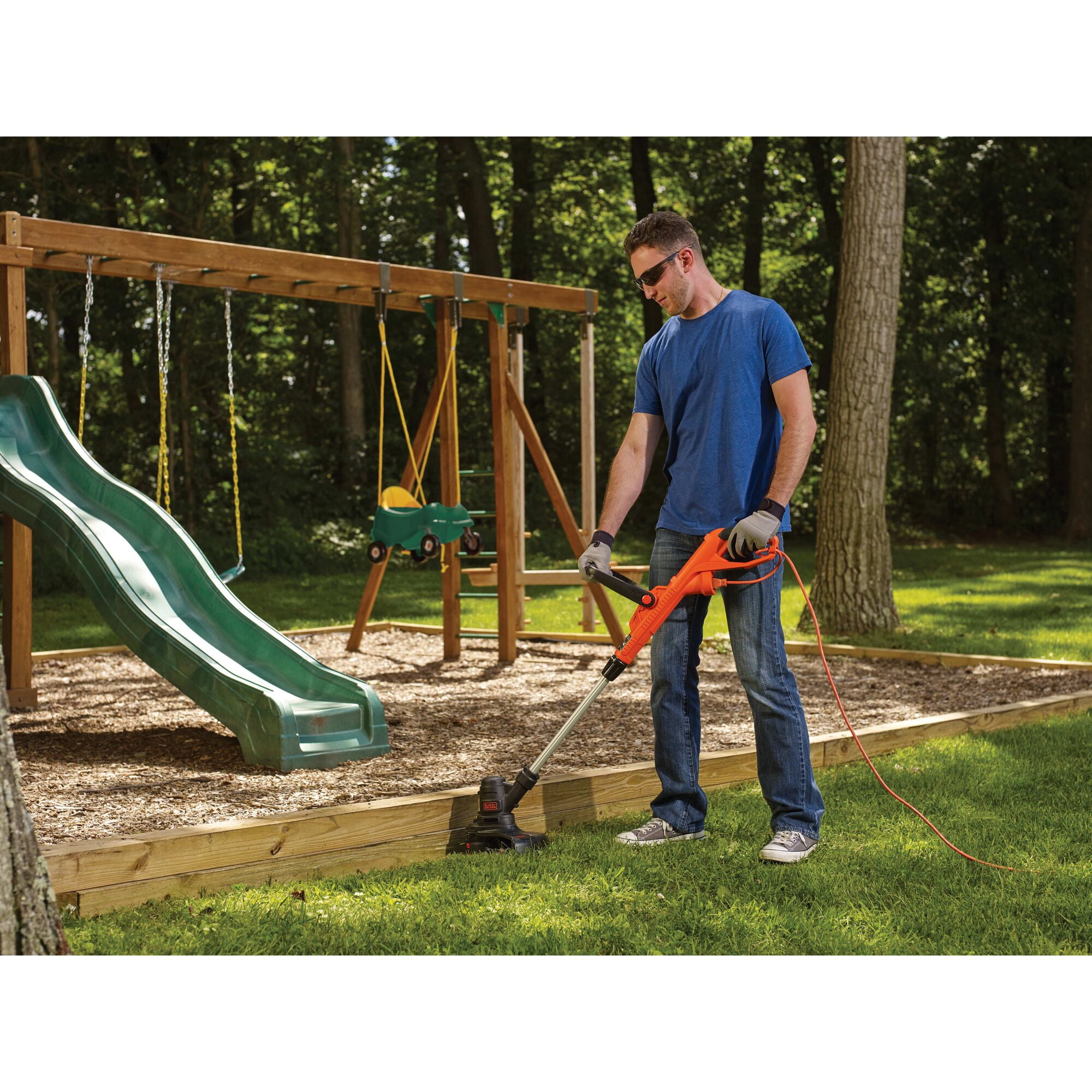 BLACK+DECKER ST8600 5-Amp Corded Electric String Trimmer (Black, 13 in) nyigt