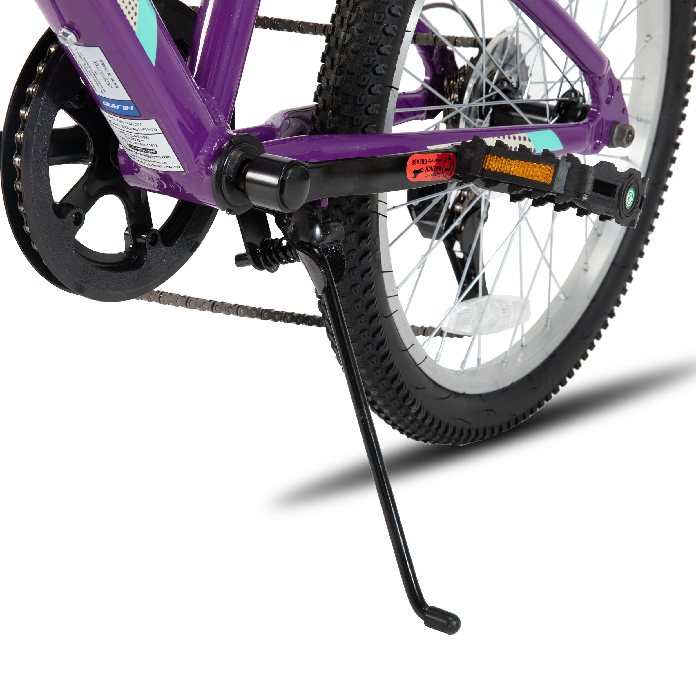 Hiland Mountain Bike, 18-Speed MTB with Dual Disc Brakes, Lightweight Aluminum Frame (20 in) 0qr5f