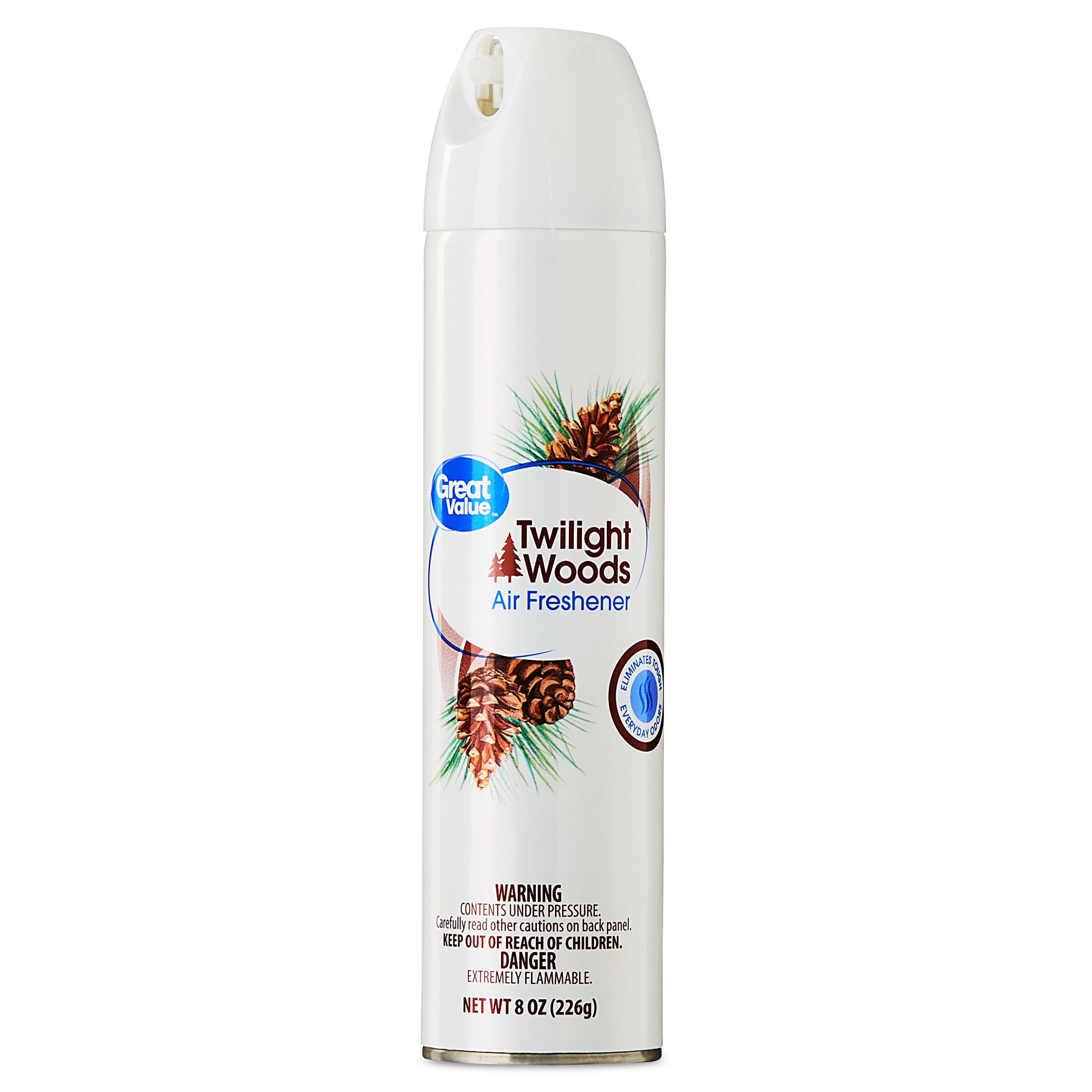 Great Value Aerosol Air Freshener, Odor Eliminator Spray, Twilight Woods (8 oz) 35xev