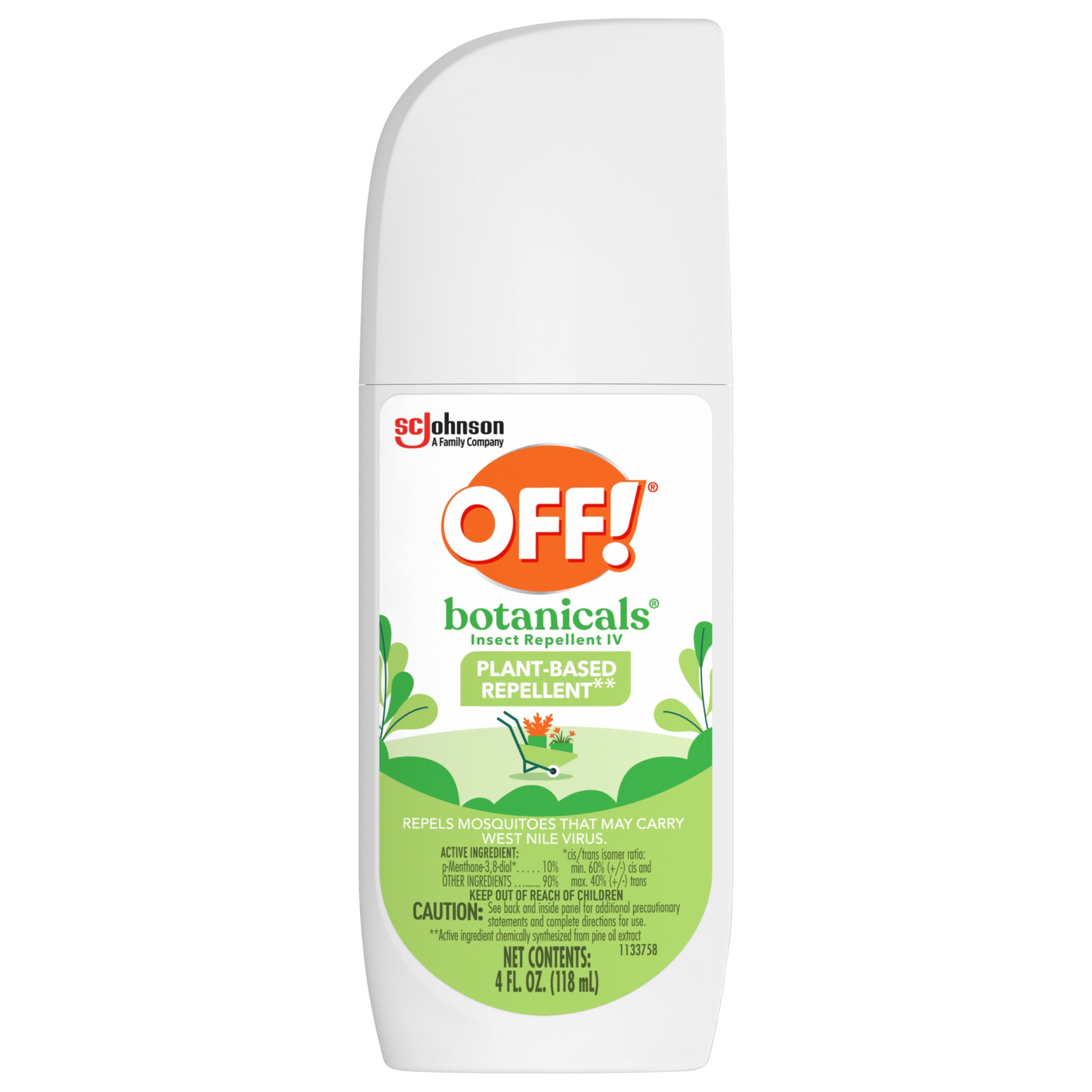 OFF! Botanicals Insect Repellent Spritz, Plant-Derived Mosquito Protection (4 oz) voqq5