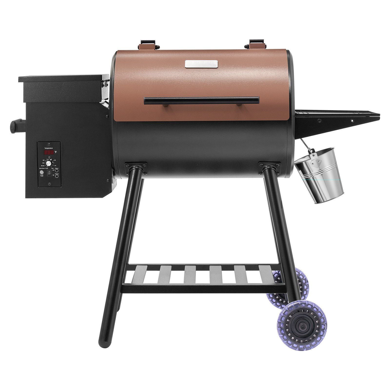 Z Grills Wood Pellet Electric Grill 8-in-1 Smoker and BBQ (Black, 456 sq in) 6a8iy