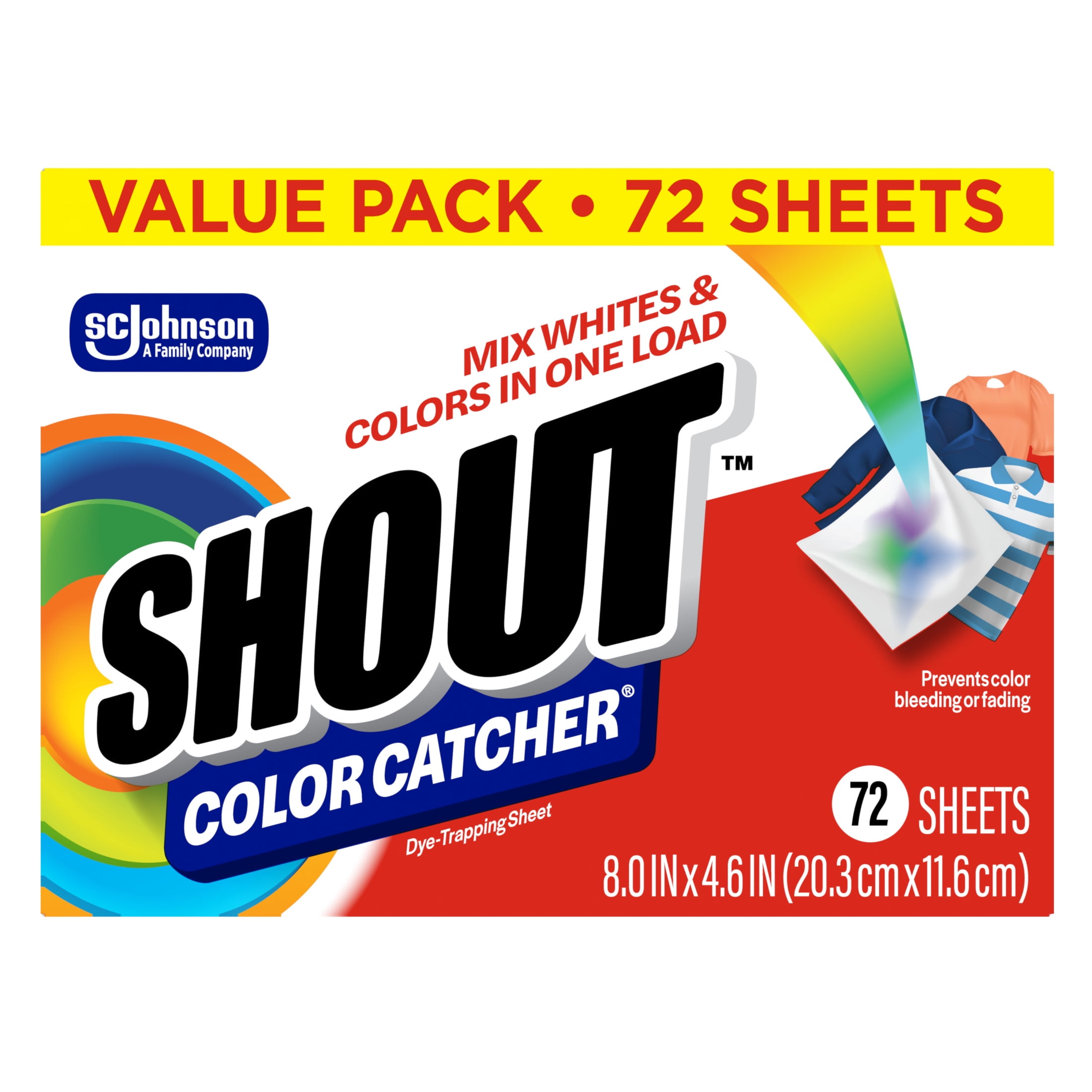 Shout Color Catcher Dye-Trapping Laundry Sheets (72 Count) yy4zd