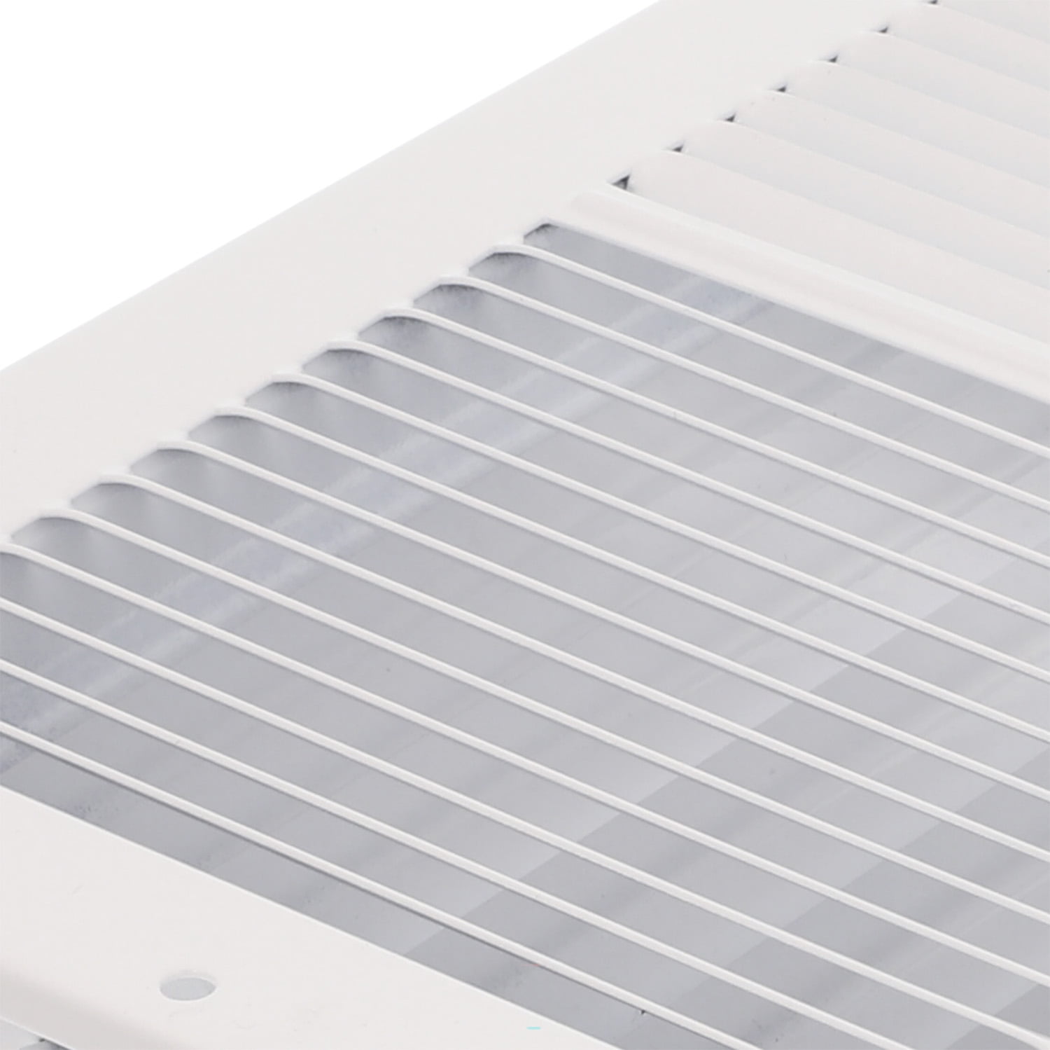 Imperial Sidewall Register Vent Cover, Adjustable 2-Way Airflow, Durable Steel Construction (White, 12 in x 6 in) 8jius