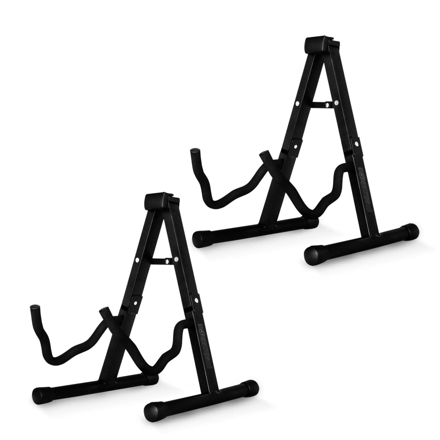 5 Core Guitar Stand (2 Pack, A-Frame, Black, 15 in) 1p0wa