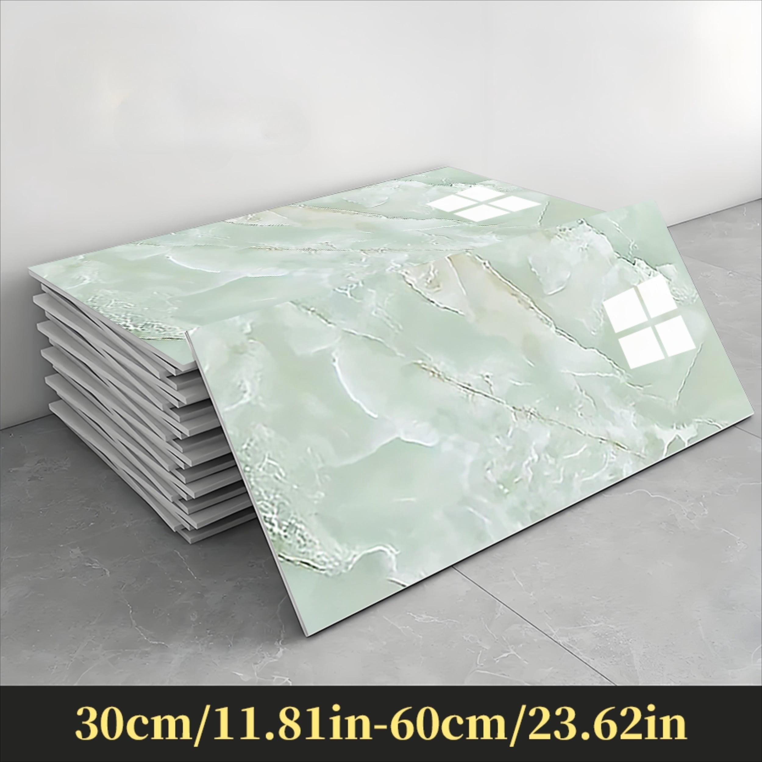 Generic Peel and Stick Wall Panels (Marble Pattern, 12 in x 12 in) 8in07