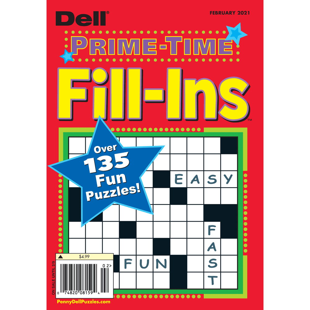 Penny Press Fill-In Puzzles Brain Teasing Crossword & Word Games (16-Pack) j88dv