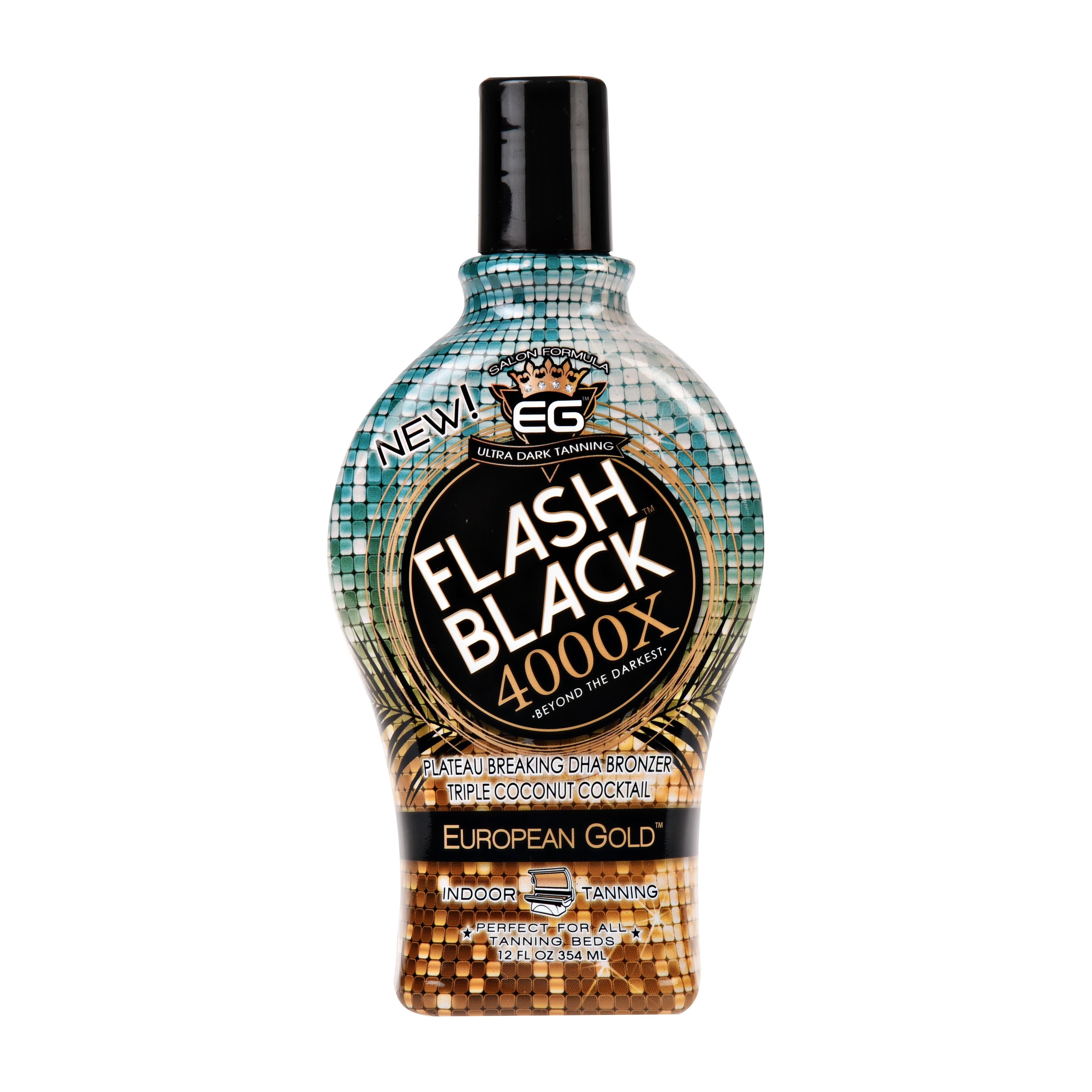 European Gold 4000x Ultra Dark Bronzer Sun Care Lotion (Gold, 12 fl oz) 9z4tf