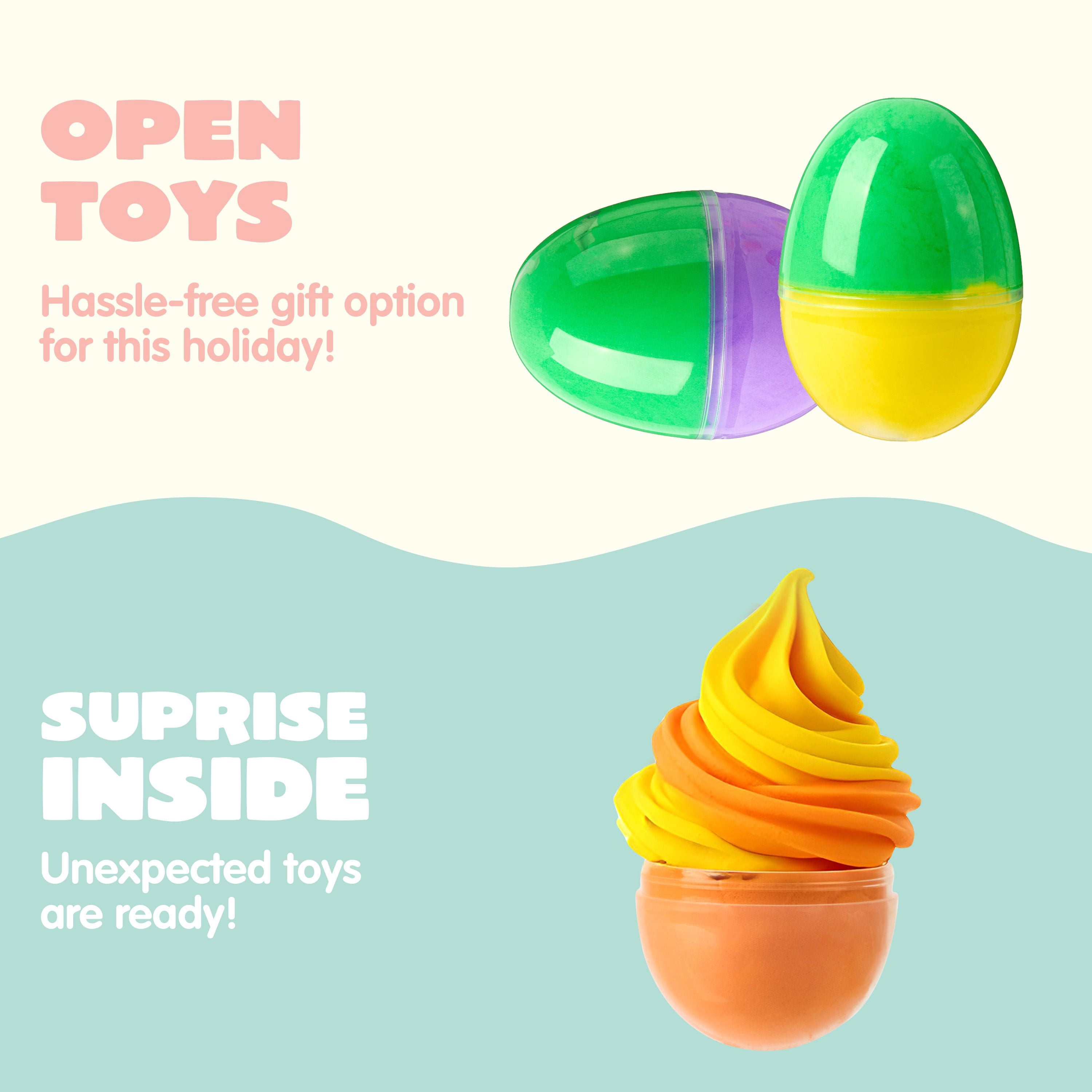 Joyfy Easter Slime Eggs Kit, Sensory Stress Relief Toys for Kids, Party Favors and Basket Stuffers (18 Pack) vqtt0