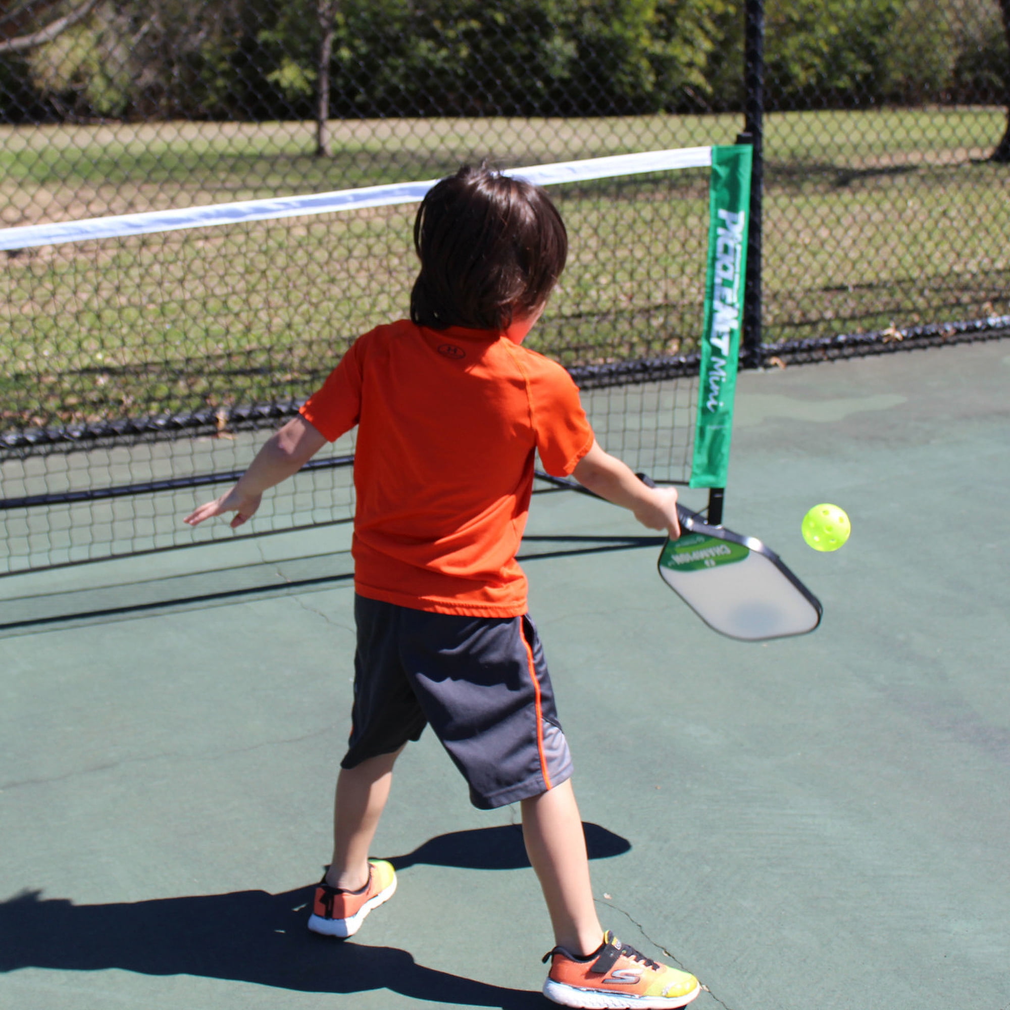 Oncourt Offcourt PickleNet Mini Portable Pickleball Net (White, 10 ft) 8u5js
