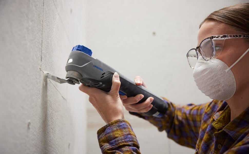 Dremel Blueprint 12V Brushless Oscillating Multi-Tool with Integrated Application Selector (Grey, 12V) d55gb