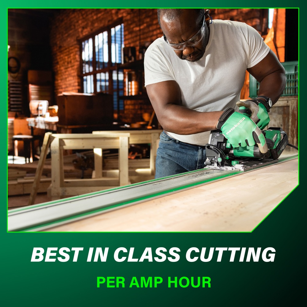 Metabo HPT C3606DPAM 36V MultiVolt Brushless Cordless Track Saw Kit (6-1/2 in, 4 Ah) j7546