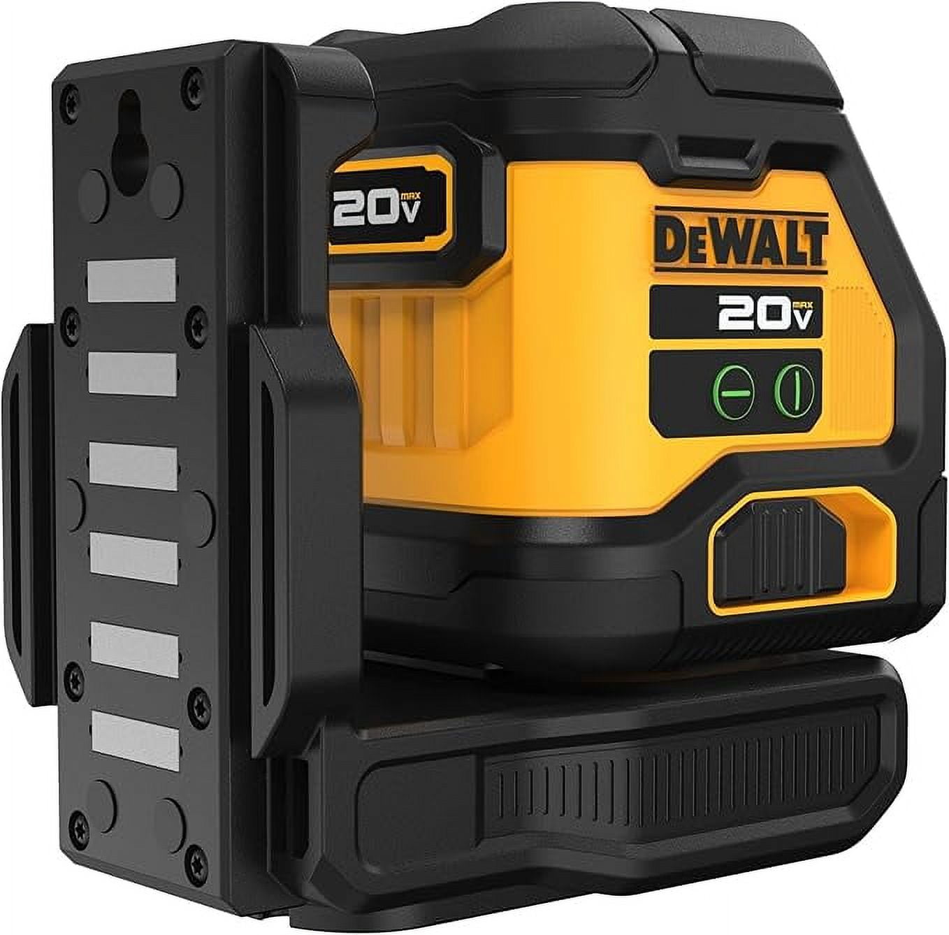 DEWALT 20V MAX Cross Line Laser Level, High-Visibility Green Beam, Self-Leveling Tool (Green, Bare Tool) 97u47