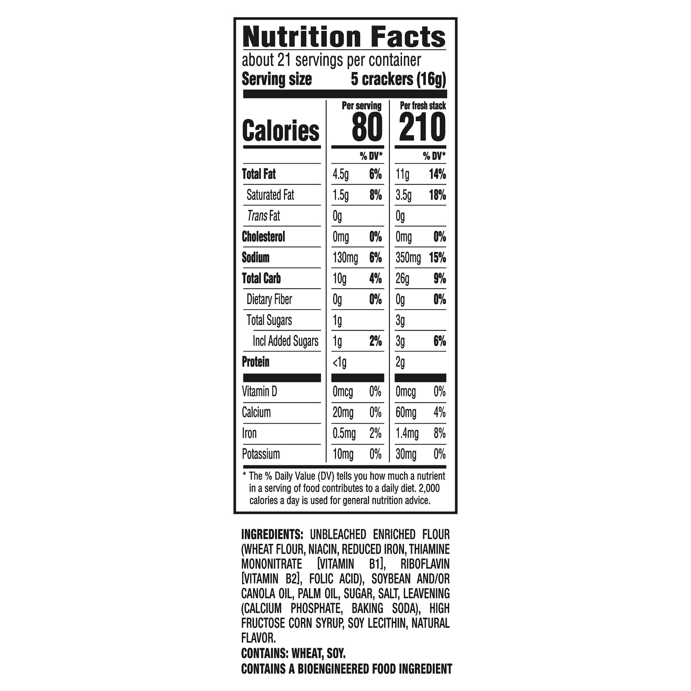 RITZ Fresh Stacks Original Crackers, Flaky Buttery Snack Crackers (11.8 oz, 8 Multi-Pack) w0sbu