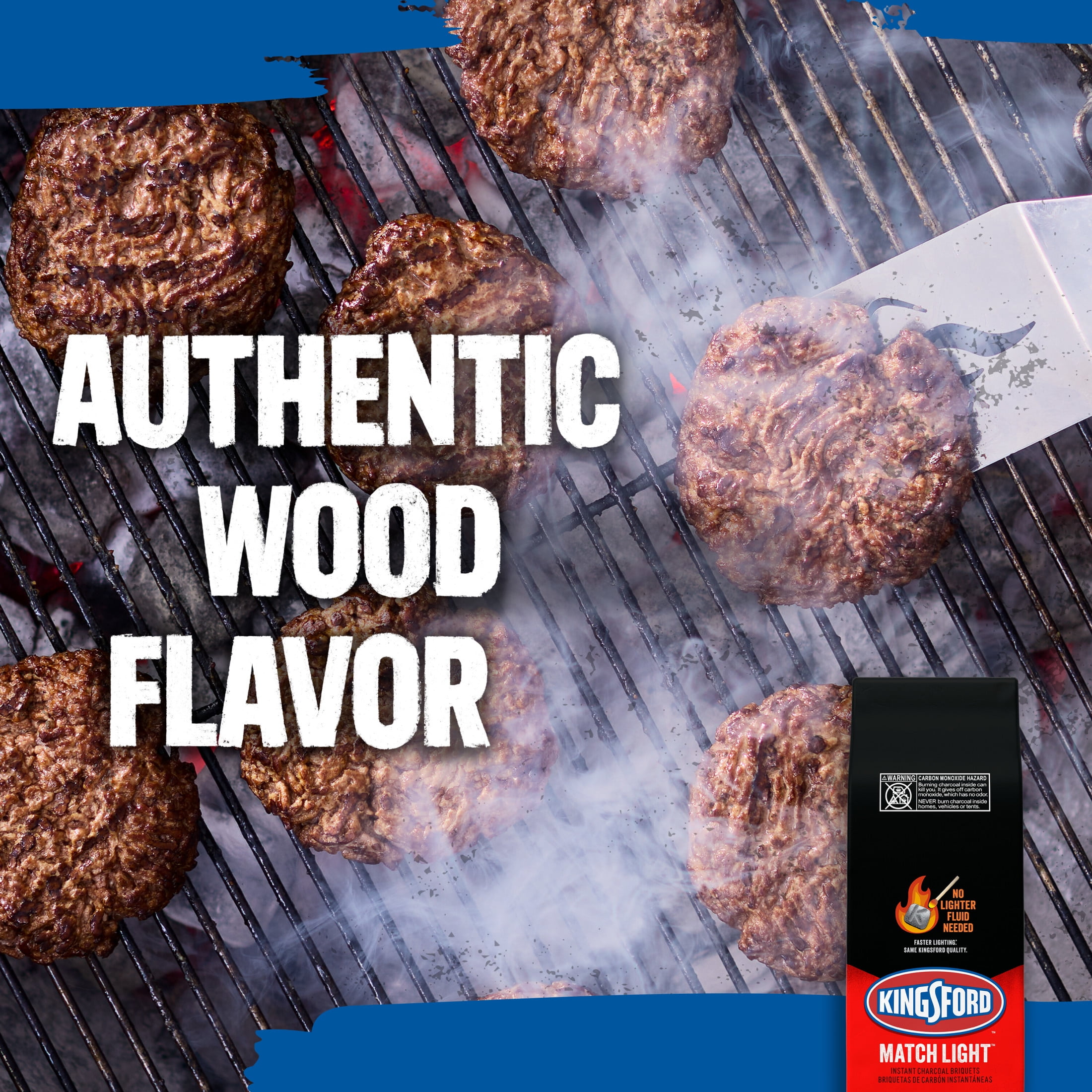 Kingsford Match Light Charcoal Briquets, Fast-Lighting BBQ Fuel (24 lb, 2 Pack) ypa38 - Image 7