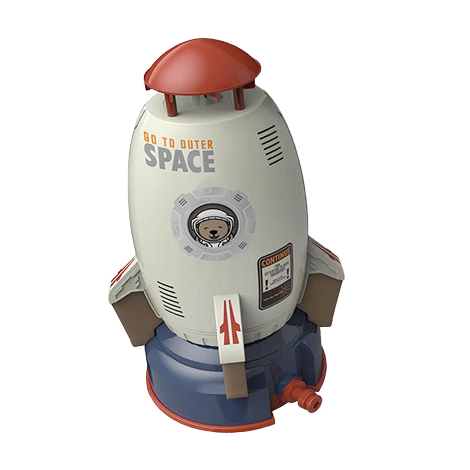 Shamjina Rocket Sprinkler Toy Outdoor Water Spray Launcher (White, 6 ft Height) spn3i