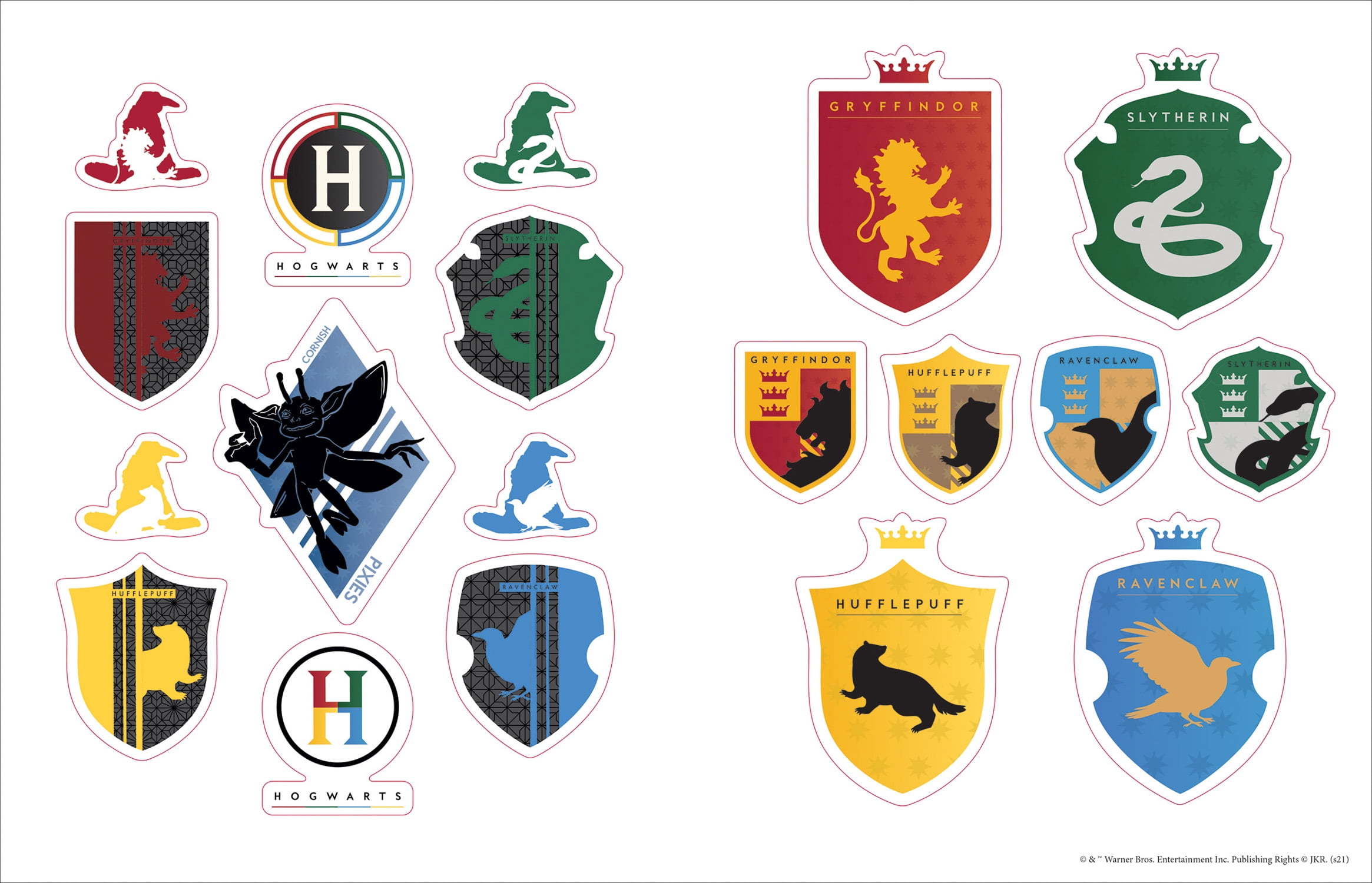 Thunder Bay Press Harry Potter World of Stickers (Hardcover, 1 Book) blt78
