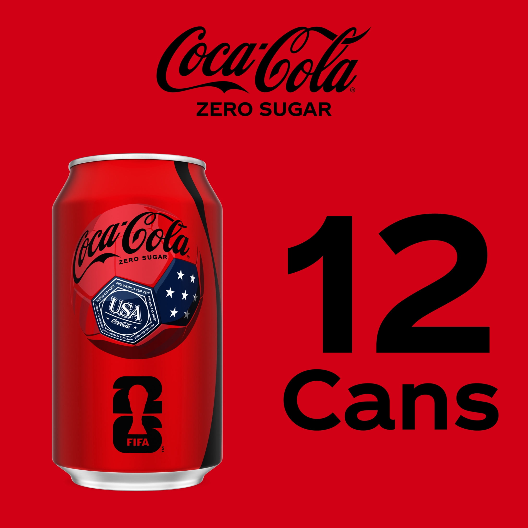 Coca-Cola Zero Sugar Soda Refreshing Cola Beverage (12 fl oz, 12 Pack) gl9ci