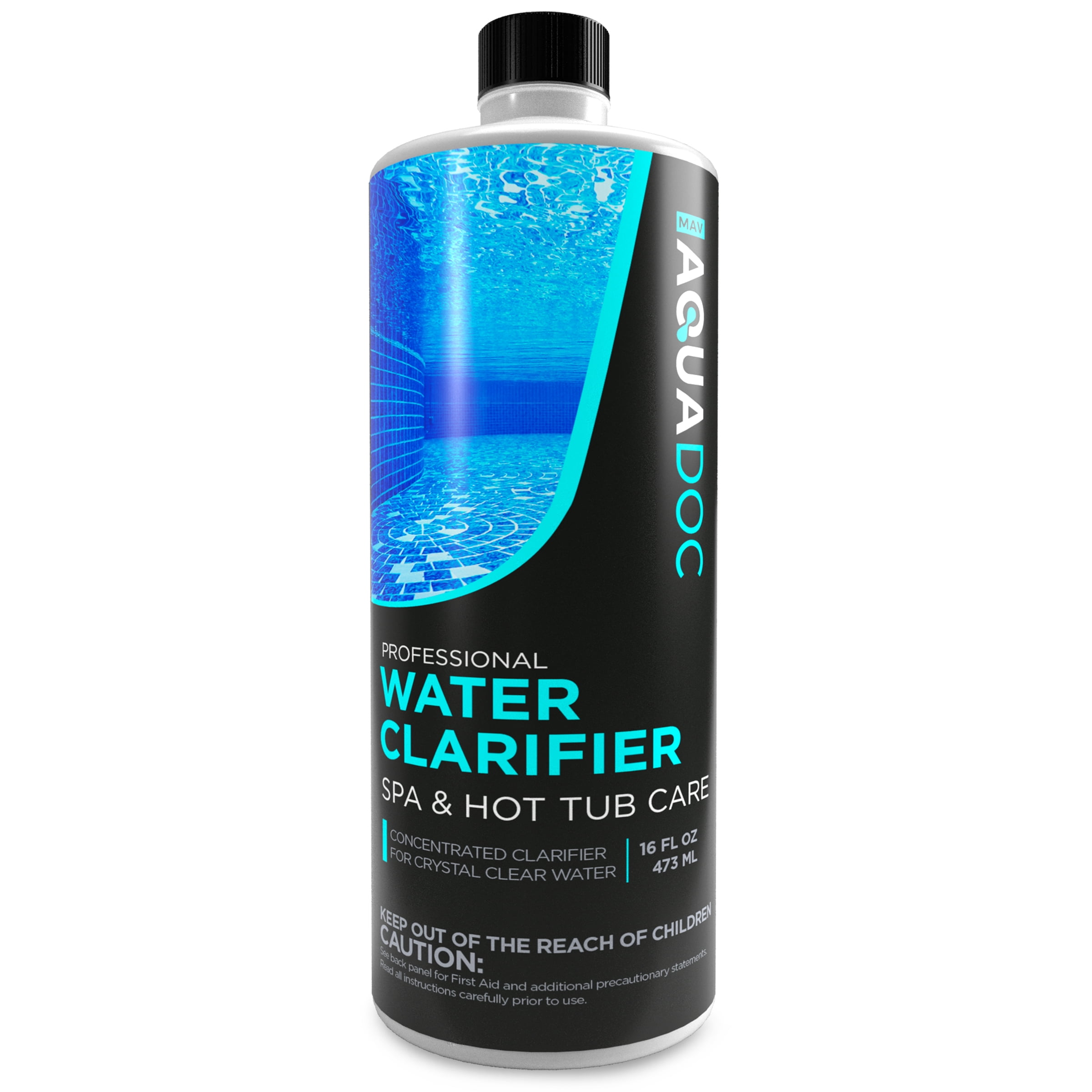 AquaDoc Spa and Hot Tub Water Clarifier for Cloudy Water Treatment (Clear, 16 oz) yjf8t