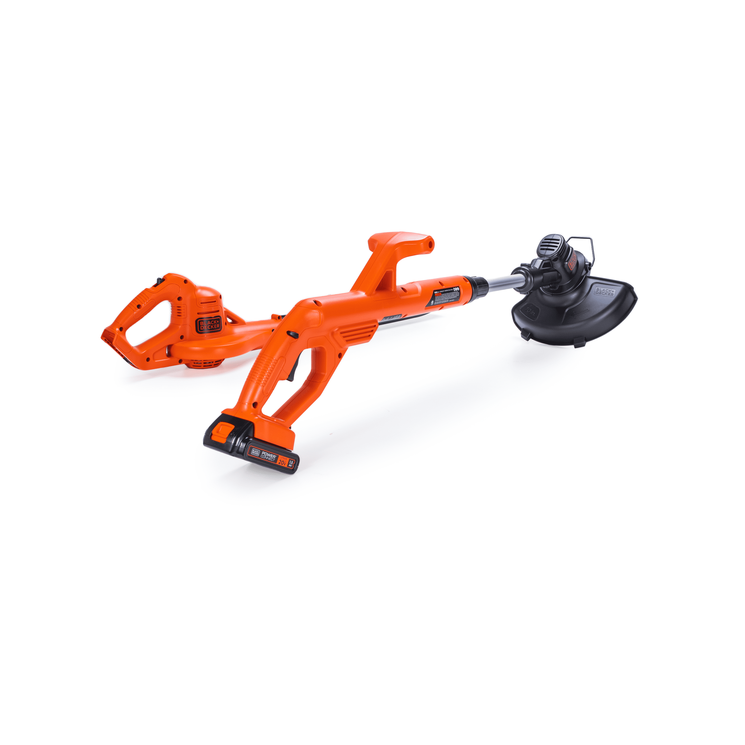 BLACK+DECKER Cordless String Trimmer and Leaf Blower Combo Kit (Black, 20V System) zlbnc