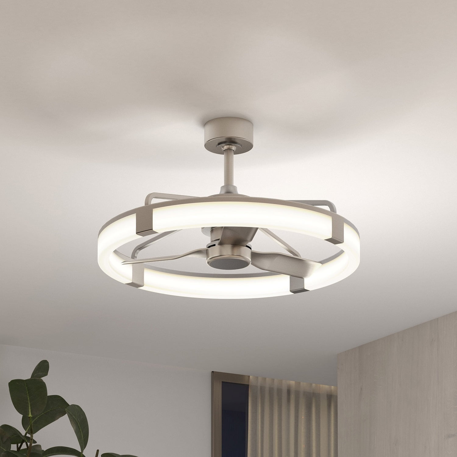 Artika Sunnyvale Integrated LED Fandelier with Remote Control (28 in) 2haap