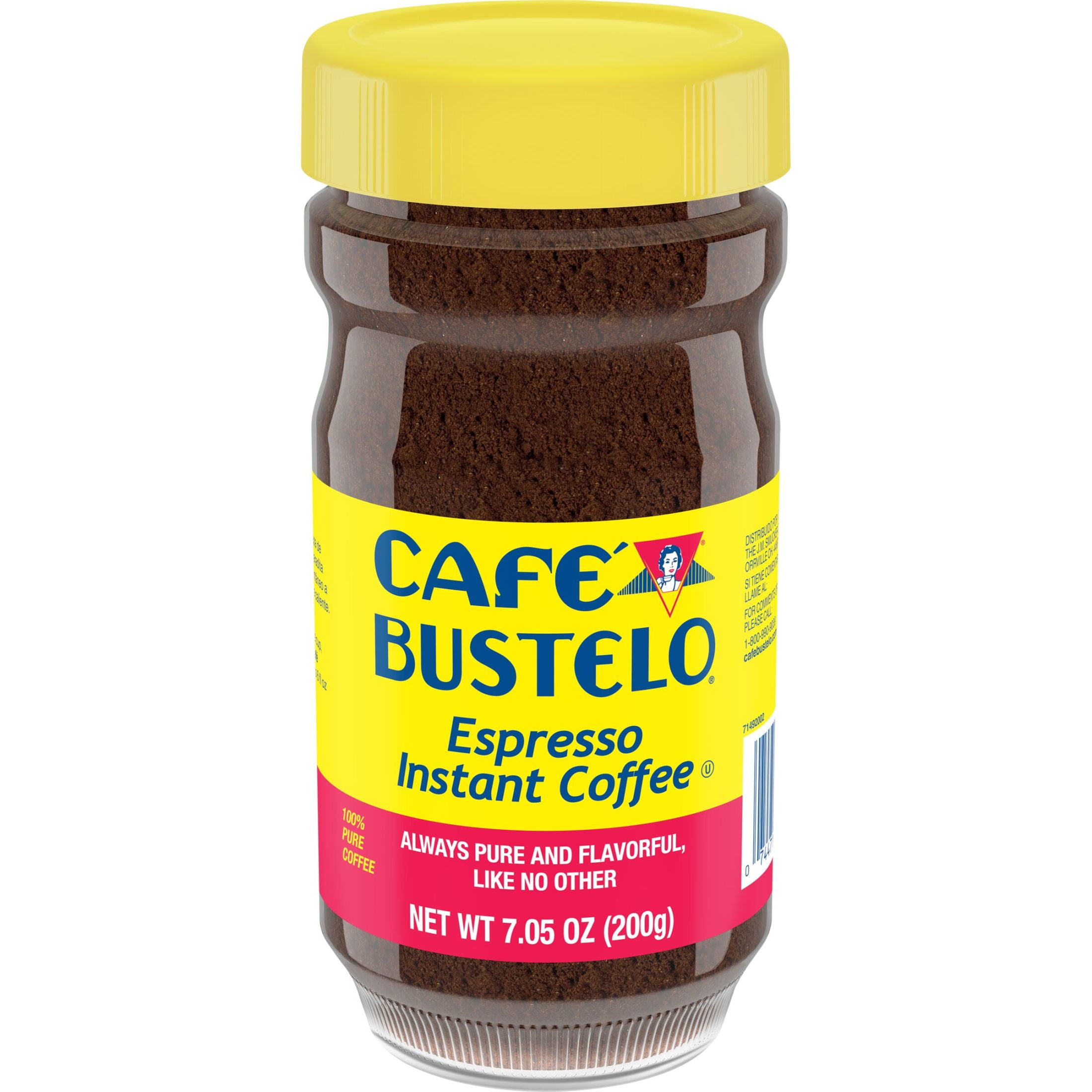 Cafe Bustelo Espresso Style Dark Roast Instant Coffee (Dark Roast, 7.05 oz) z6dx4