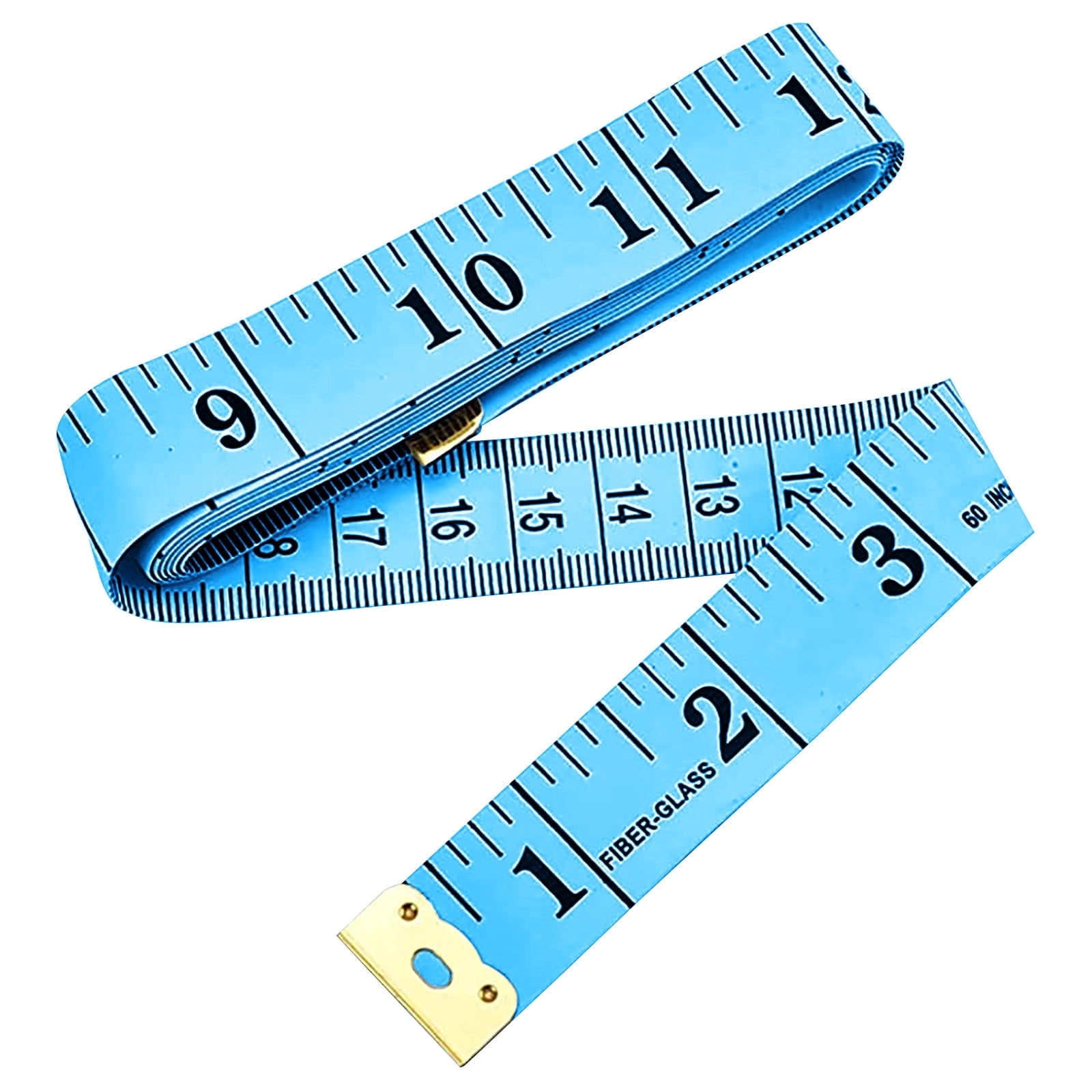 Wovilon Soft Tape Measure Flexible Vinyl Ruler for Sewing Tailoring and Body Measurement (Blue, 60 in) ug1jn