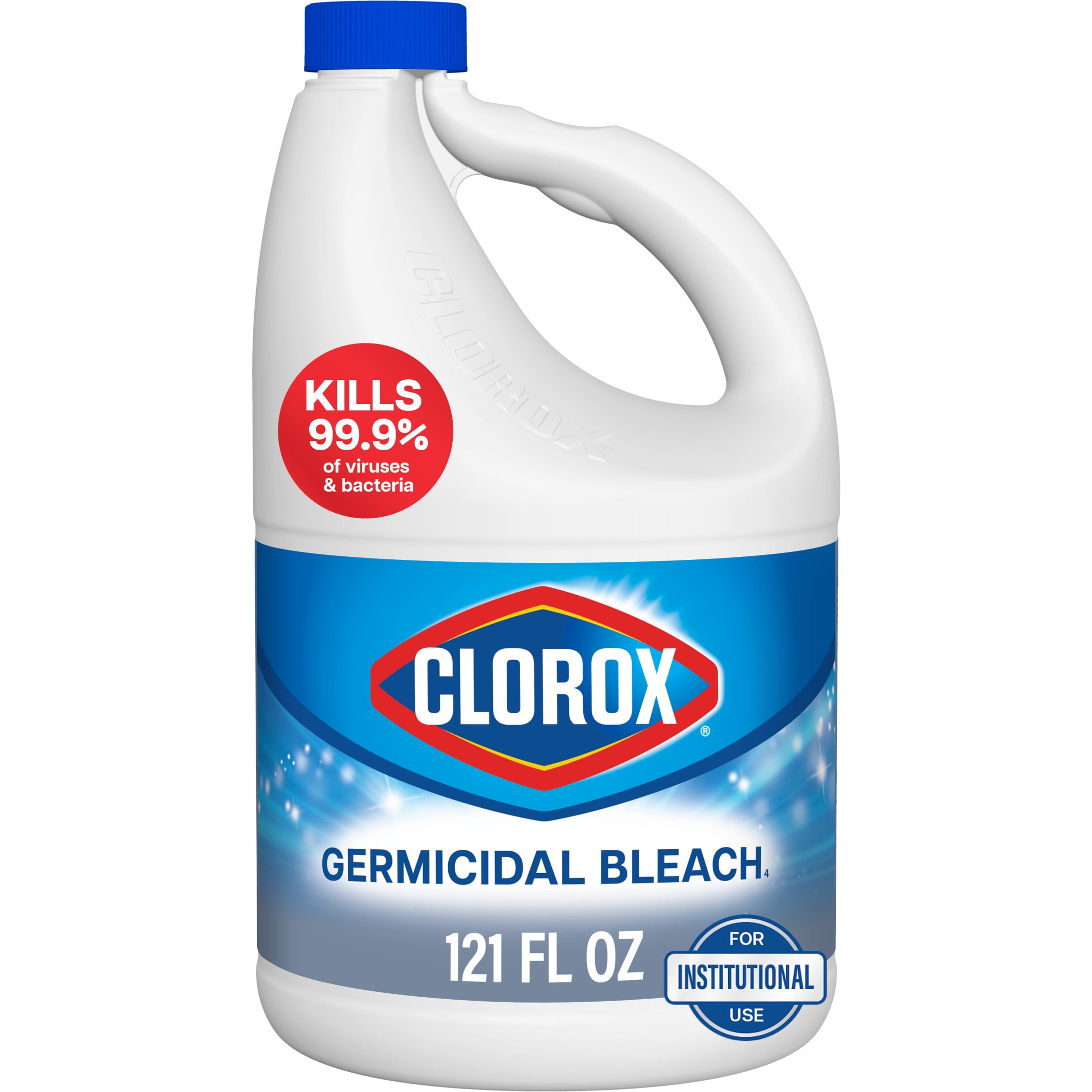 Clorox Germicidal Bleach Cleaner, Regular Scent, Concentrated Disinfectant (121 fl oz) sw00g