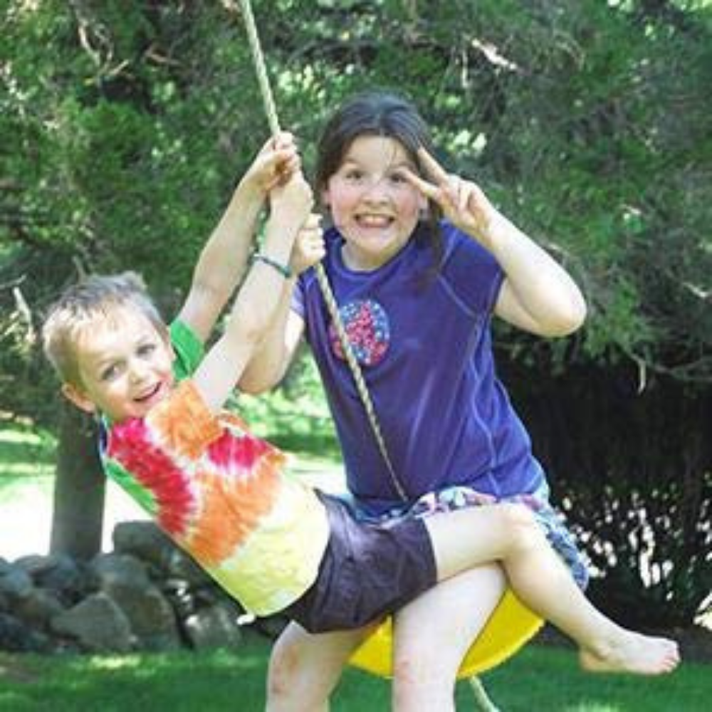 Outdoor Heights Disc Swing for Tree or Swing Set with Adjustable Rope (Yellow, 11 in) guzjx - Image 8