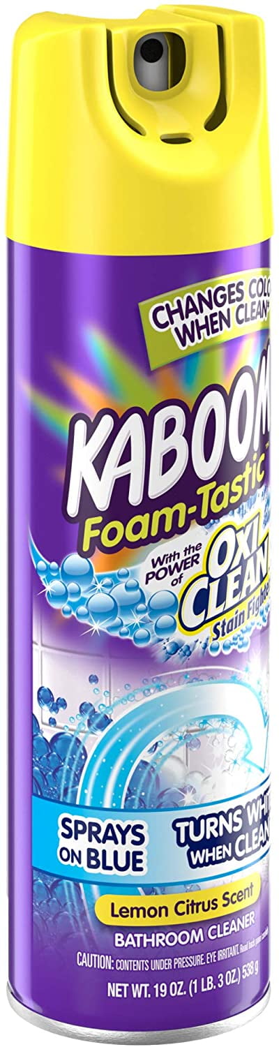 Kaboom Foam-Tastic Bathroom Cleaner with OxiClean, Citrus Scent (19 oz, 2 Pack) 3f01d - Image 3