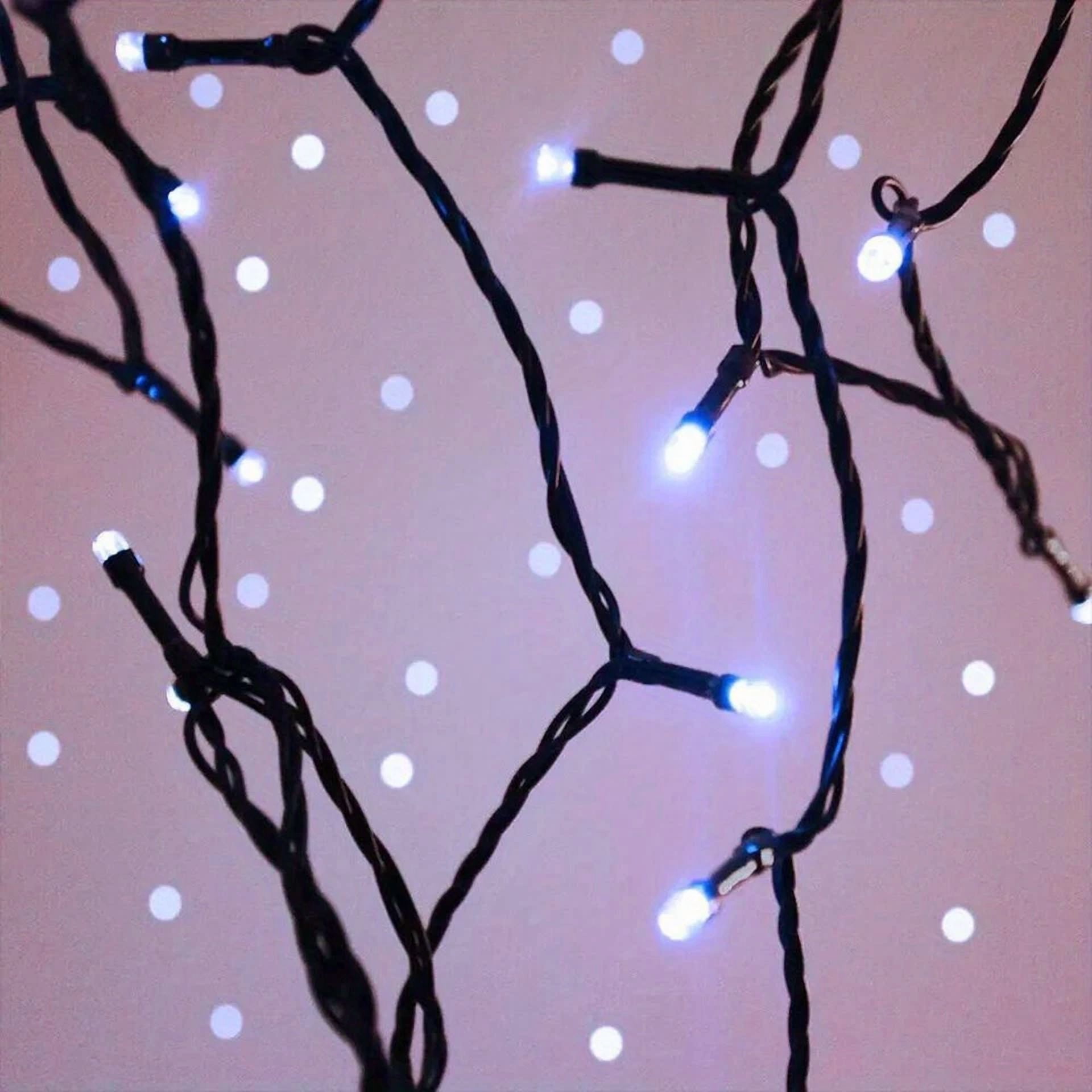 VAULT Solar LED String Lights for Christmas Party and Garden Decor (White, 100 Count) 0wn33