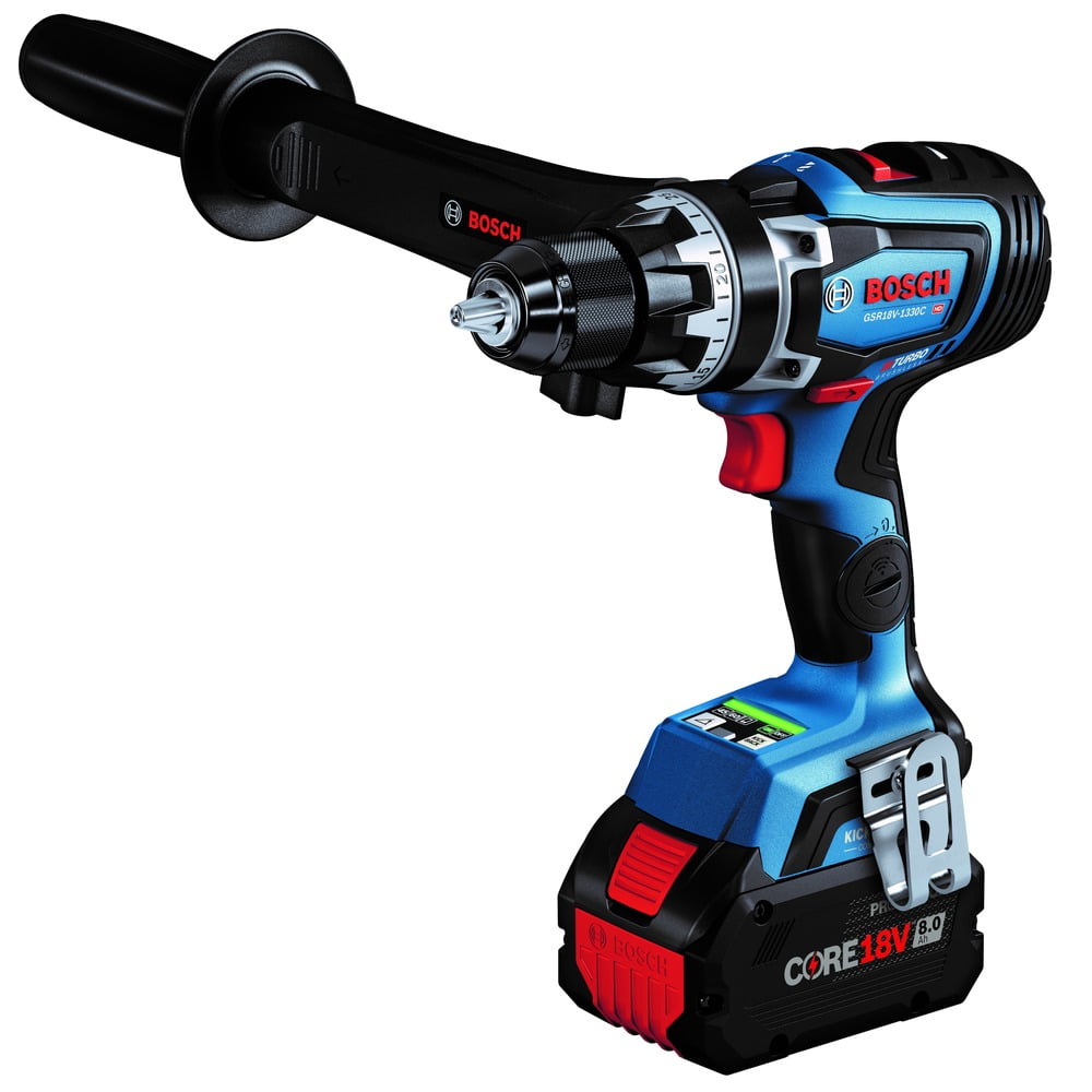 Bosch PROFACTOR 18V Brushless Cordless Drill Driver Kit with 8 Ah Battery (Refurbished, 0.5 in) p2g8e