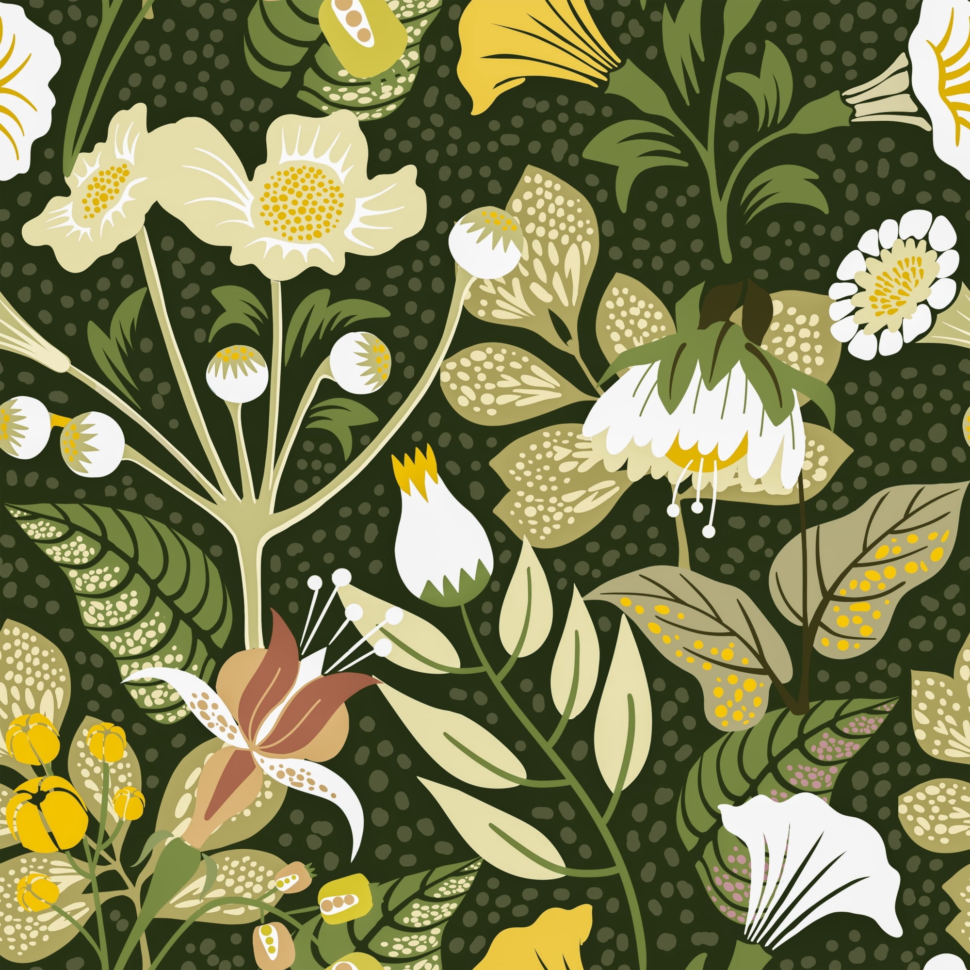 Abyssaly Peel and Stick Wallpaper Green Floral Petunia Vine Contact Paper (Green, 17.7 in x 118 in) dofhx