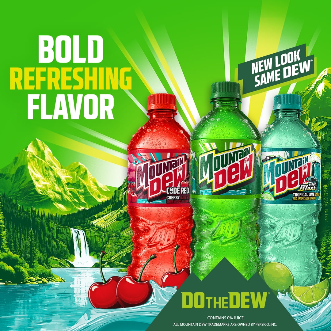 Mountain Dew Zero Sugar Citrus Soda, Bold Refreshing Flavor (16.9 fl oz, 6 Pack) miaq7