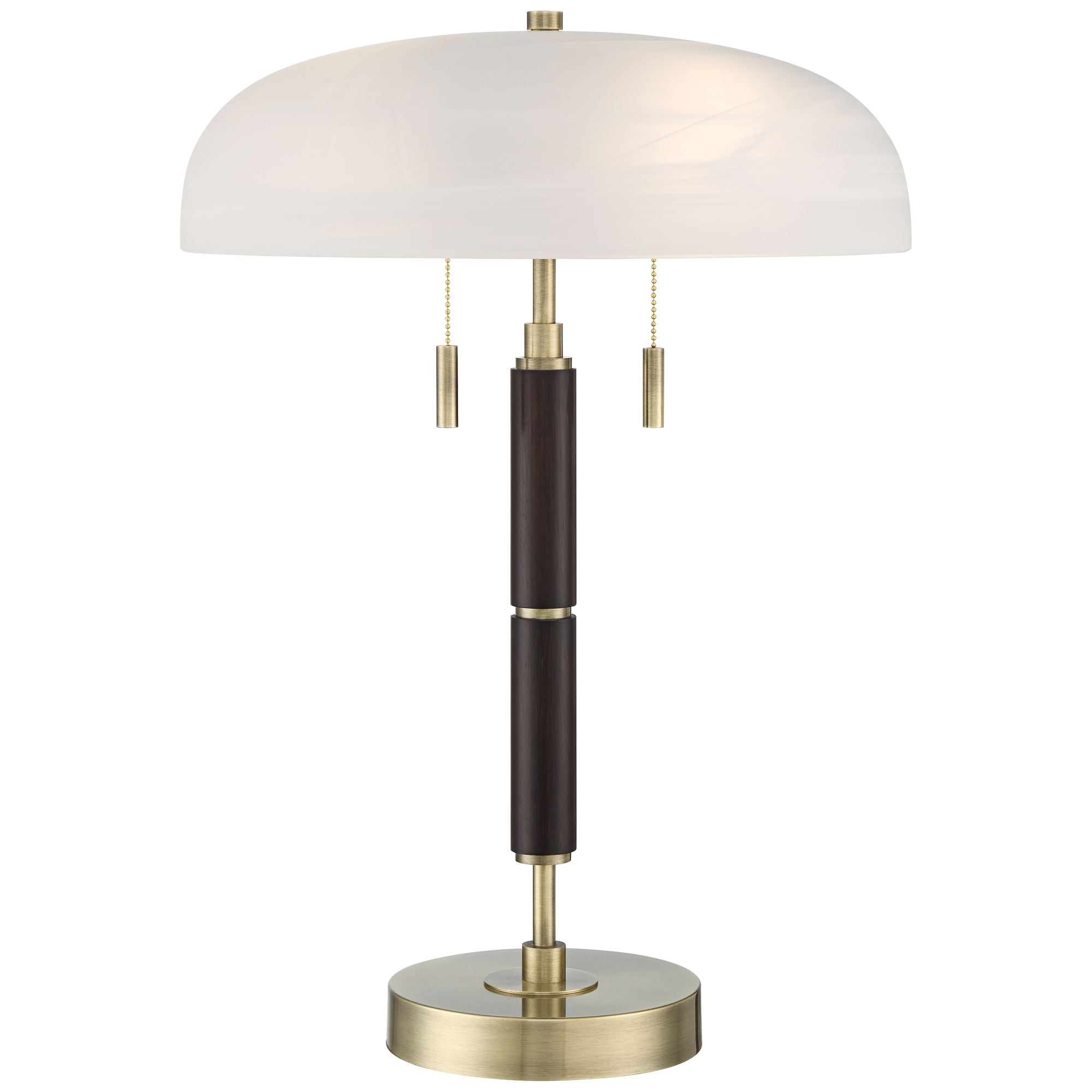 Possini Euro Design Wyndham Mid Century Modern Desk Lamp with Dual USB Ports (Black, 23 in) 8wyk4