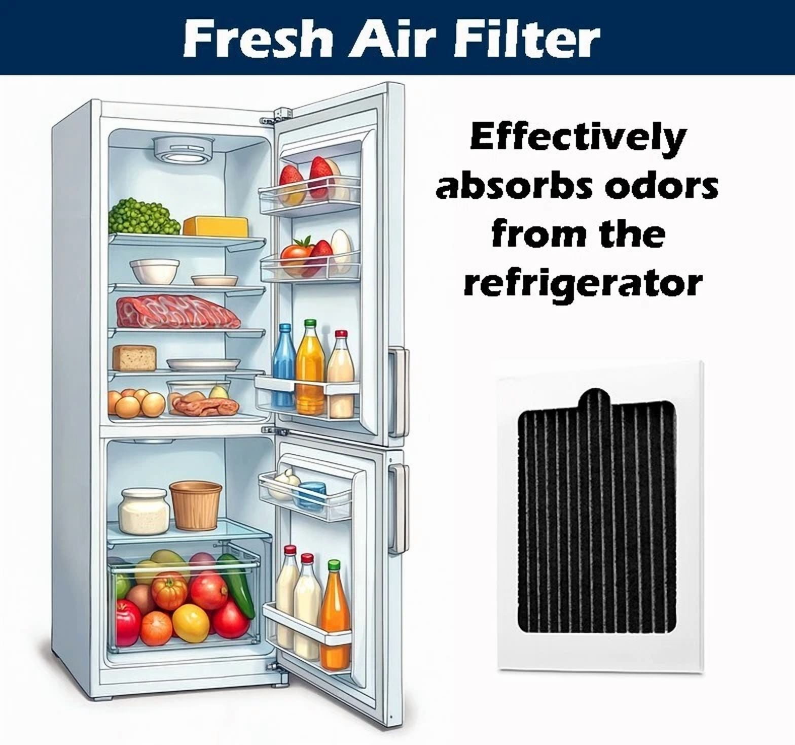 Rhea Air Filter Replacement for Frigidaire Electrolux Ultra 7241754001 (1 Pack) afrxt