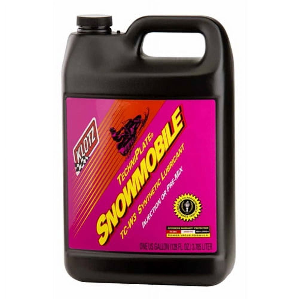 Klotz KL-216 Snowmobile Synthetic 2-Stroke Premix Injector Oil TC-W3 (128 fl oz) gm09c