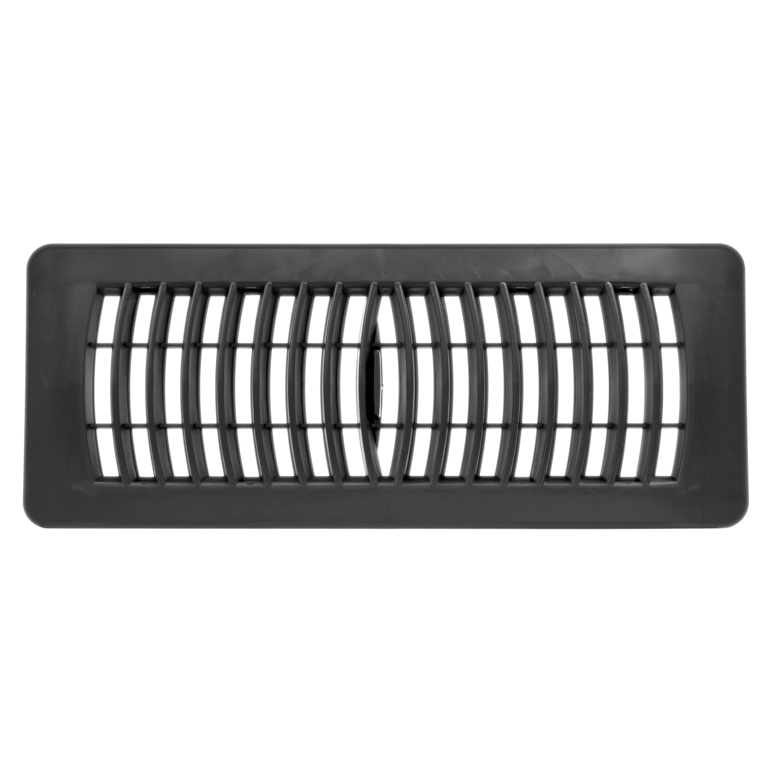 Imperial Louvered Floor Register Vent Cover (Black, 4 in x 12 in) tjjg5