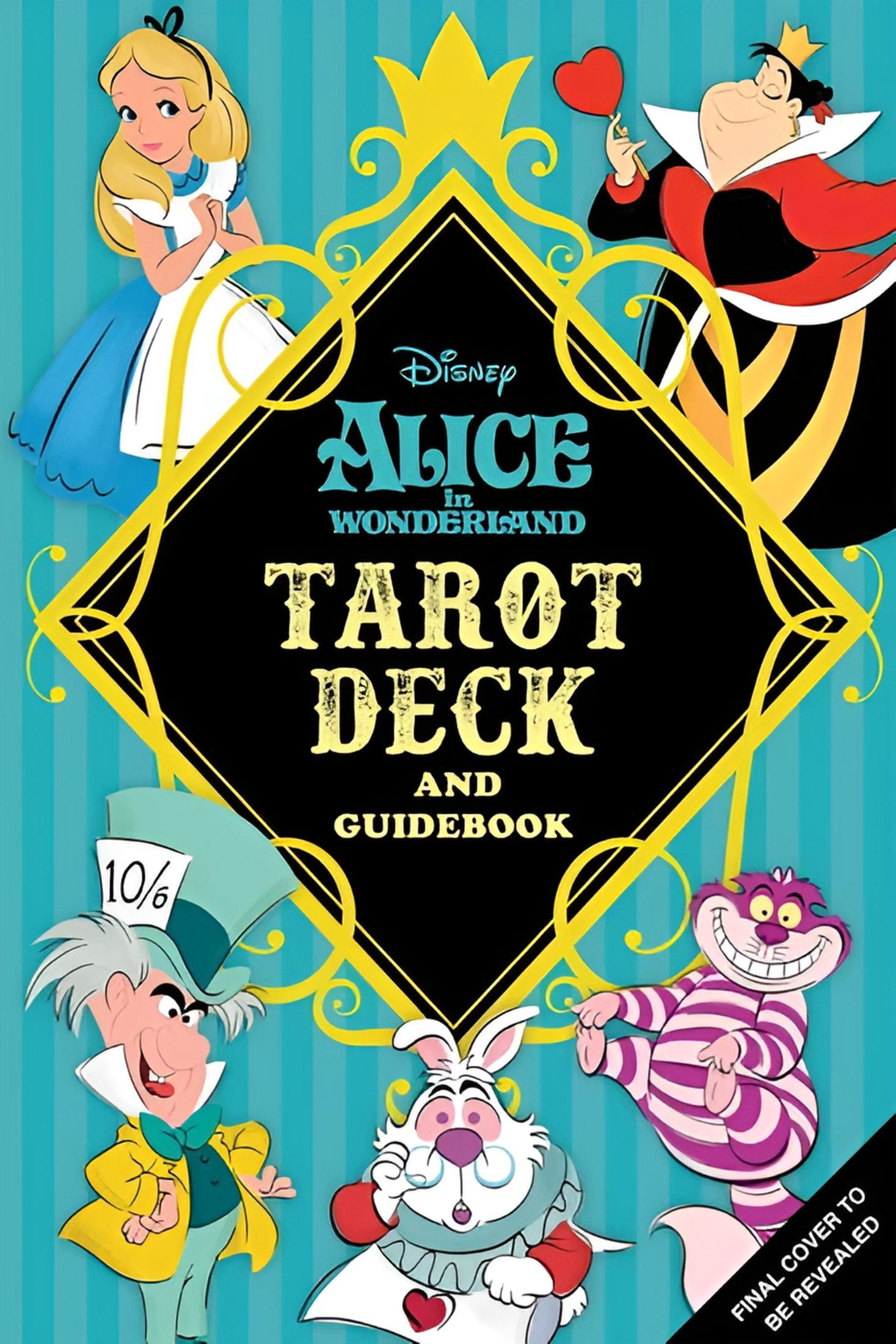 Minerva Siegel Disney Alice in Wonderland 70th Anniversary Tarot Deck (78-Card Set, 3.88 in) bacs4