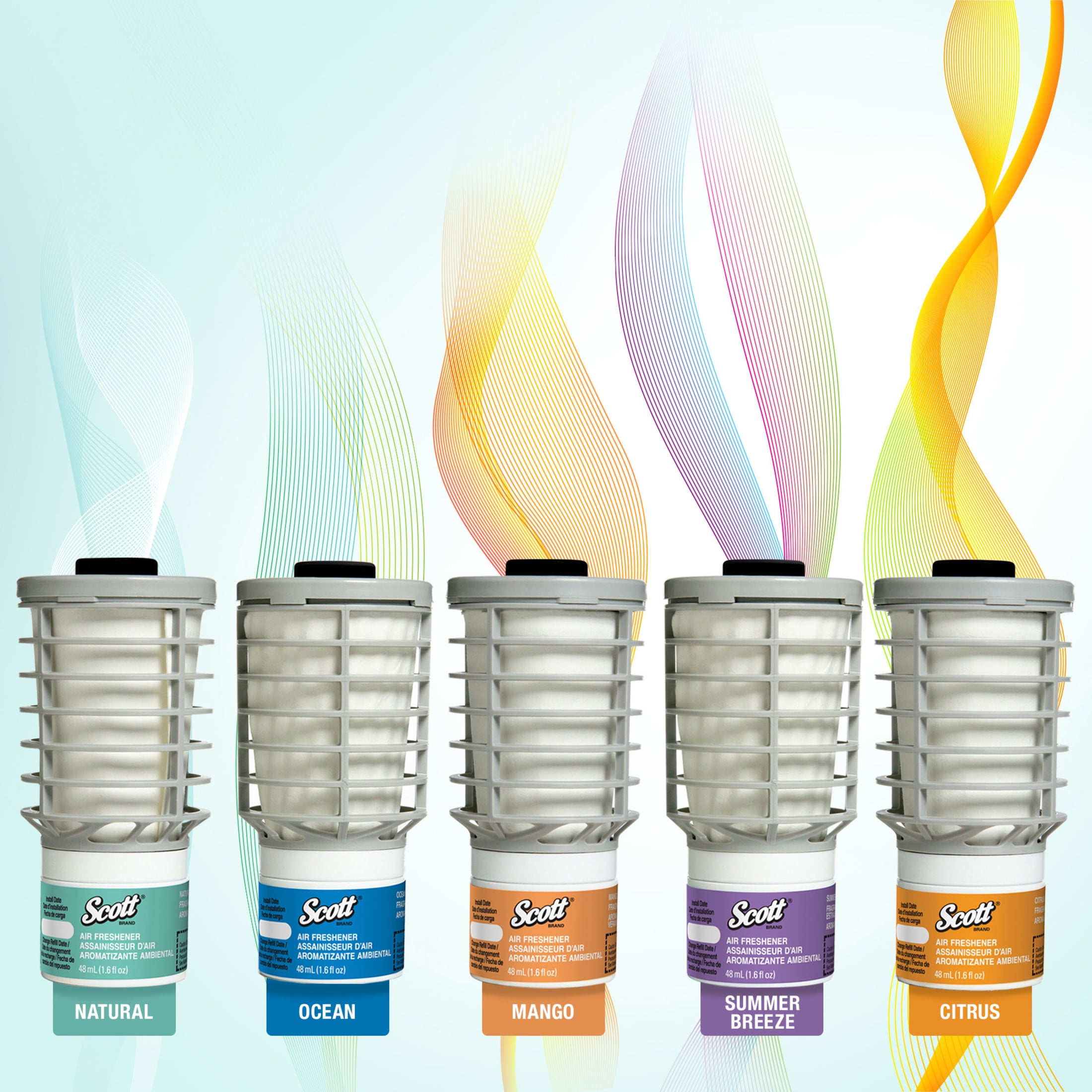 Scott Continuous Air Freshener Refill for Professional Dispensers (6 Pack) 4uho0