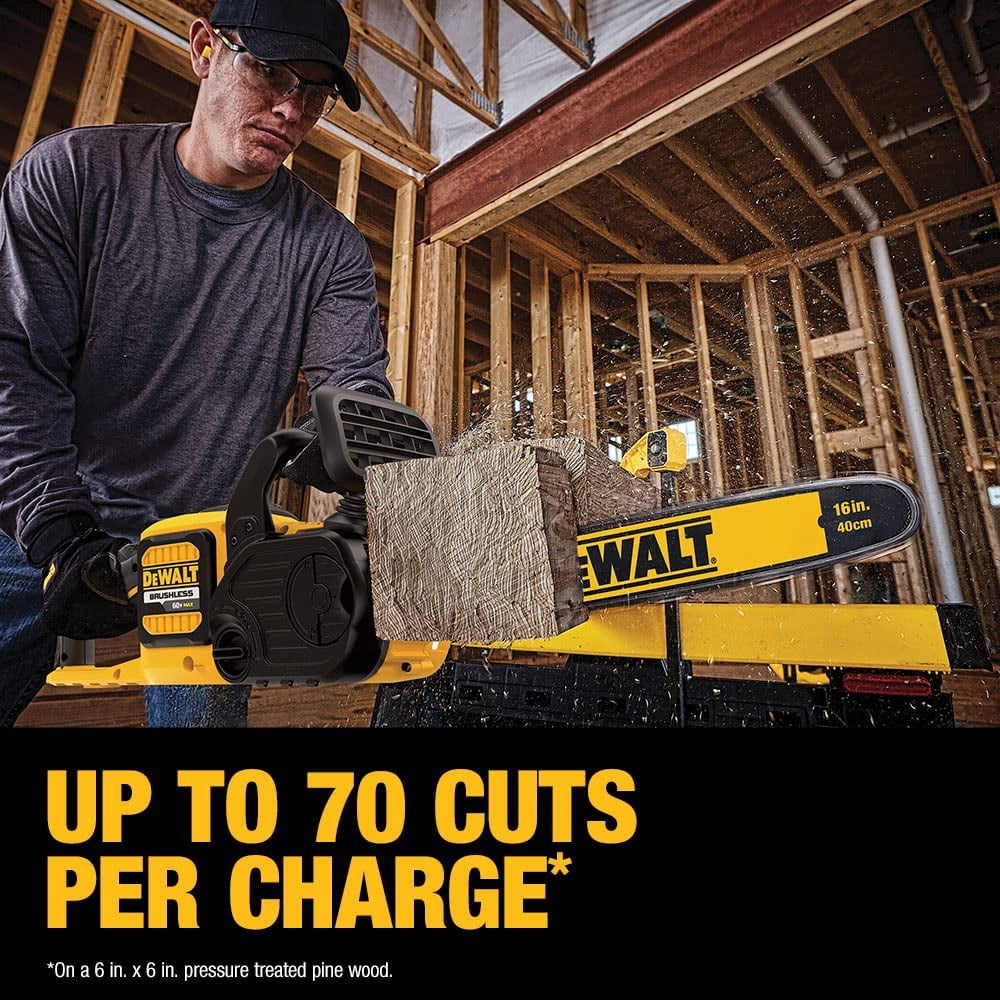 DEWALT 60V MAX Cordless Chainsaw and Leaf Blower Combo Kit (2-Piece Set) 5xw3y