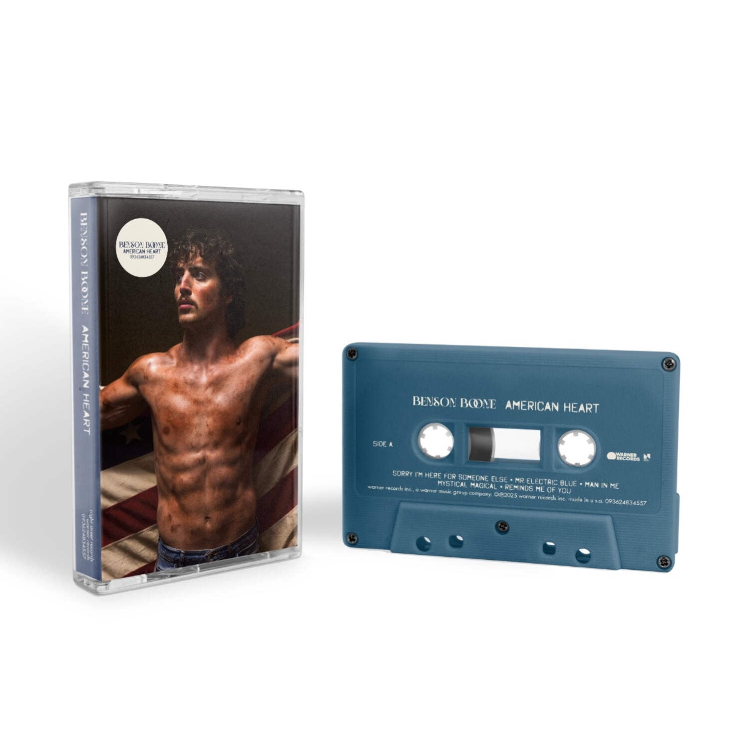 Warner Records Benson Boone American Heart Music Cassette (Standard Edition) wad43