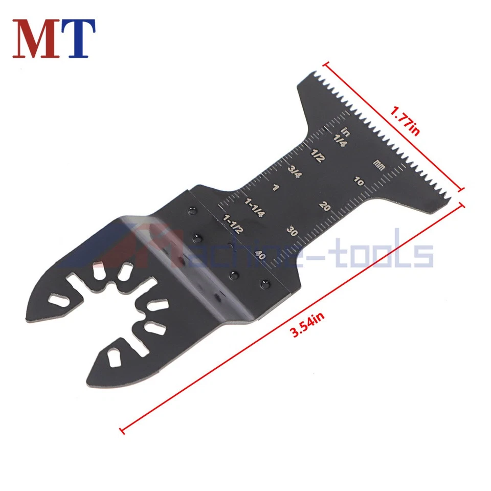 KLYNE Oscillating Multi Tool Saw Blades for Wood and Metal Cutting (14 Piece Set) 6dbh4