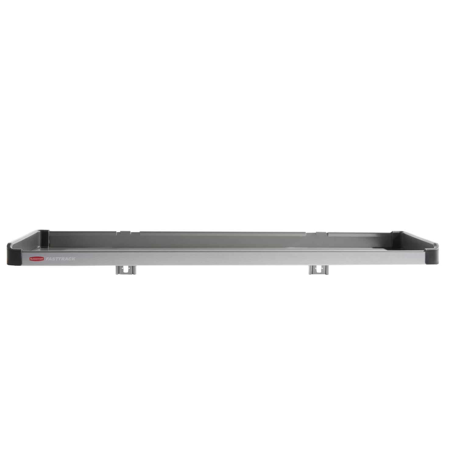Rubbermaid FastTrack Garage Storage Large Metal Shelf (Satin Nickel, 50 lb Capacity) z83ks