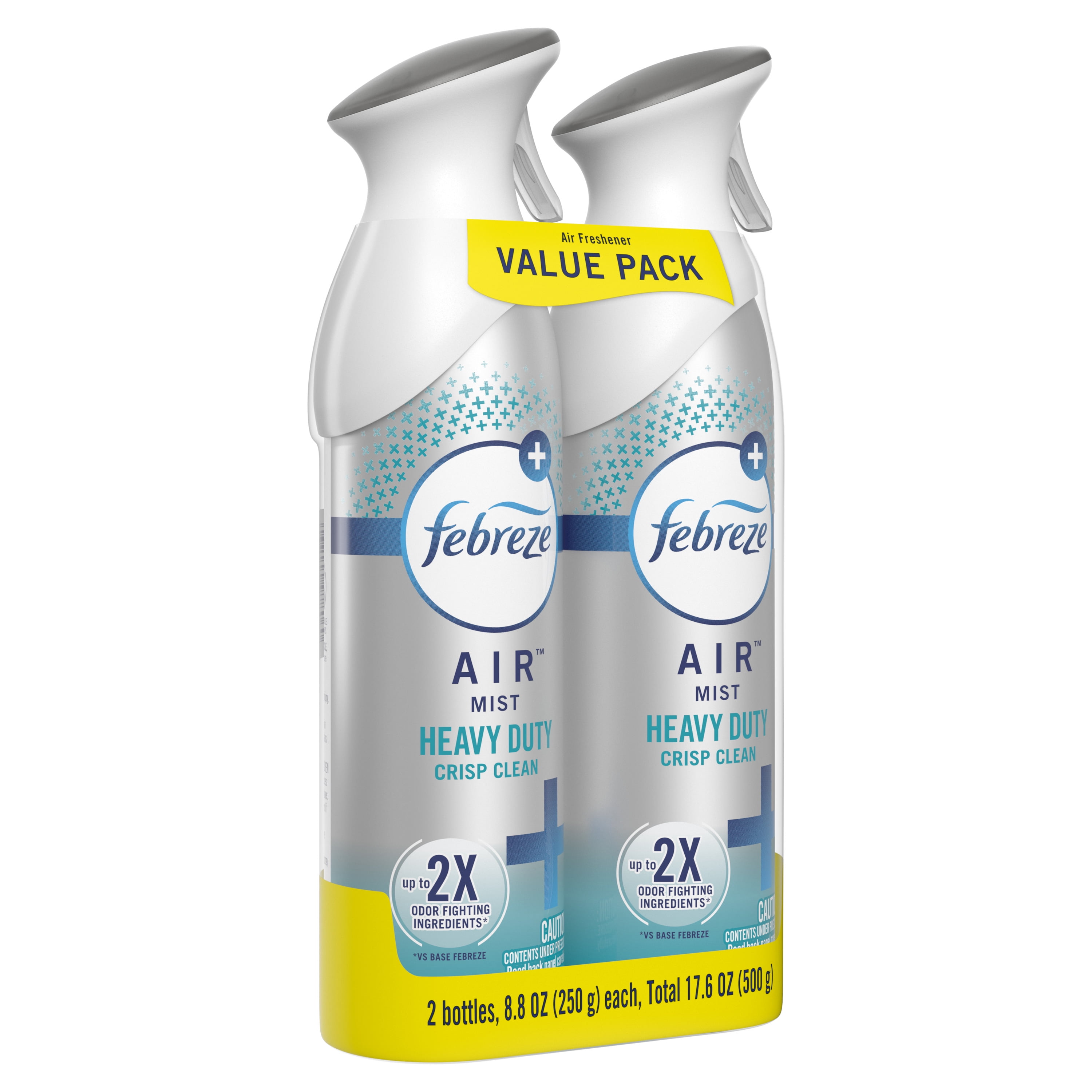 Febreze Air Freshener Spray, Odor-Fighting Room Mist, Crisp Clean Scent (8.8 oz, 2 Count) f3joh