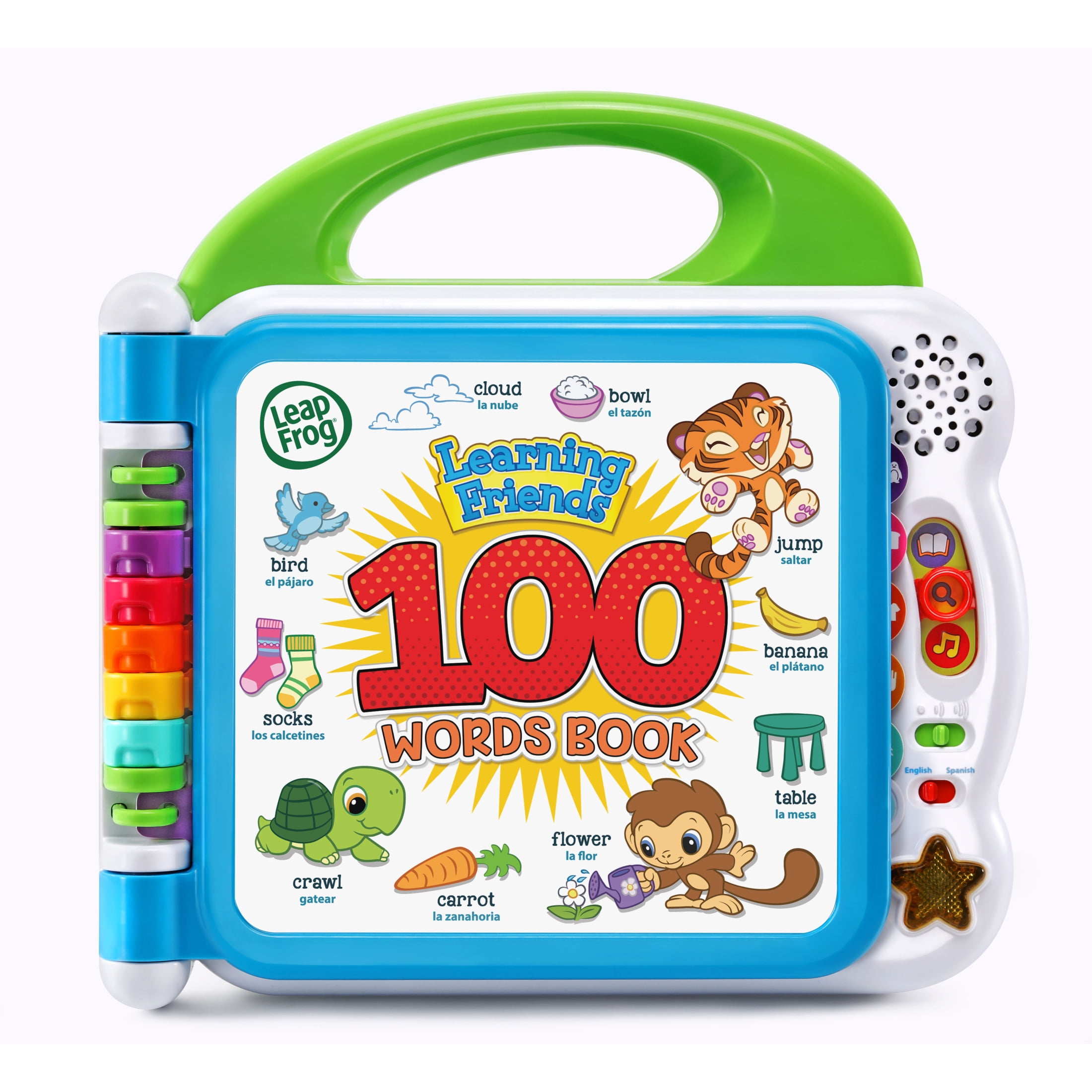 LeapFrog Learning Friends 100 Words Bilingual Electronic Book (English and Spanish, 1 Unit) q12mv